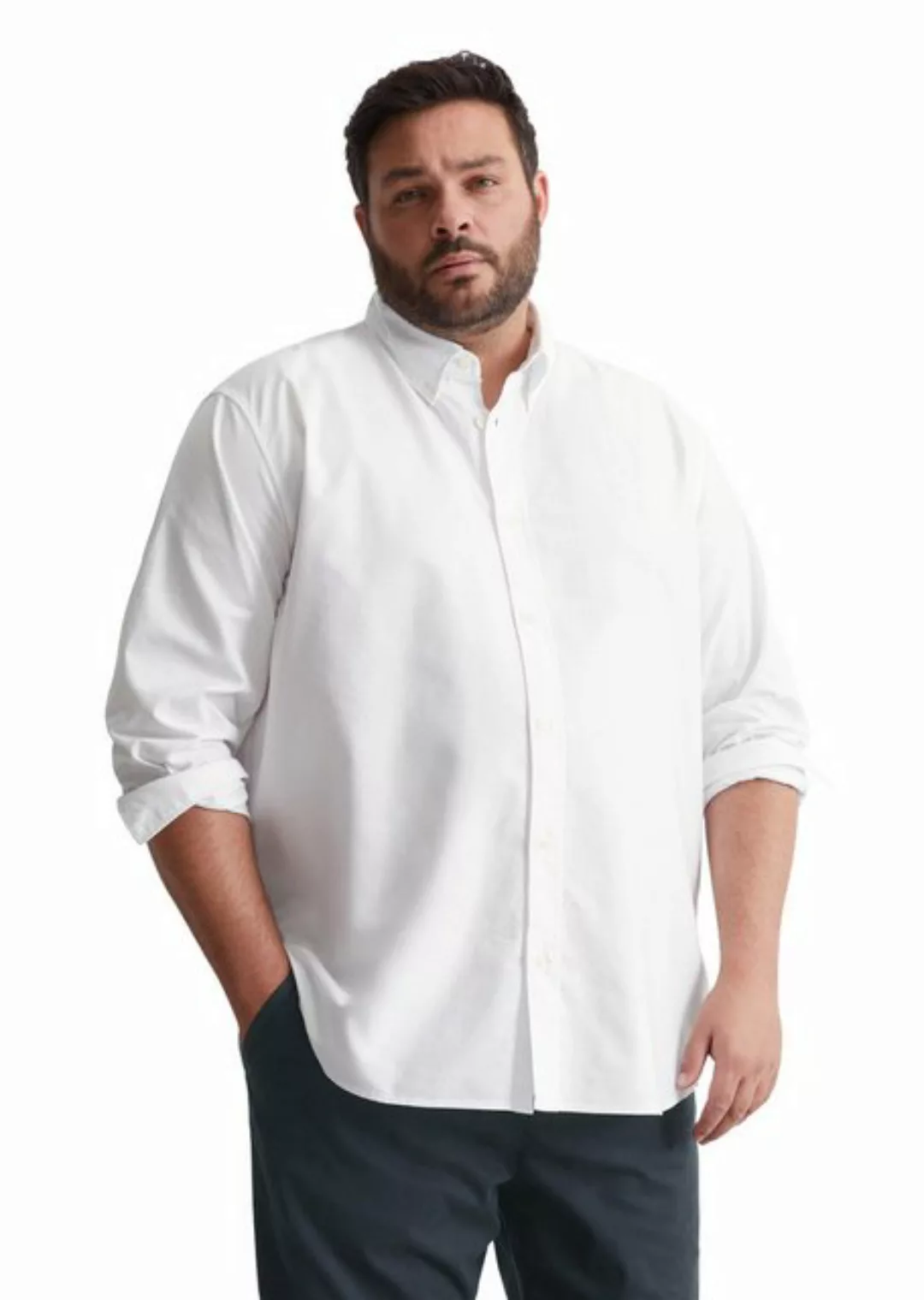 Marc O'Polo Langarmhemd aus Bio-Baumwolle günstig online kaufen