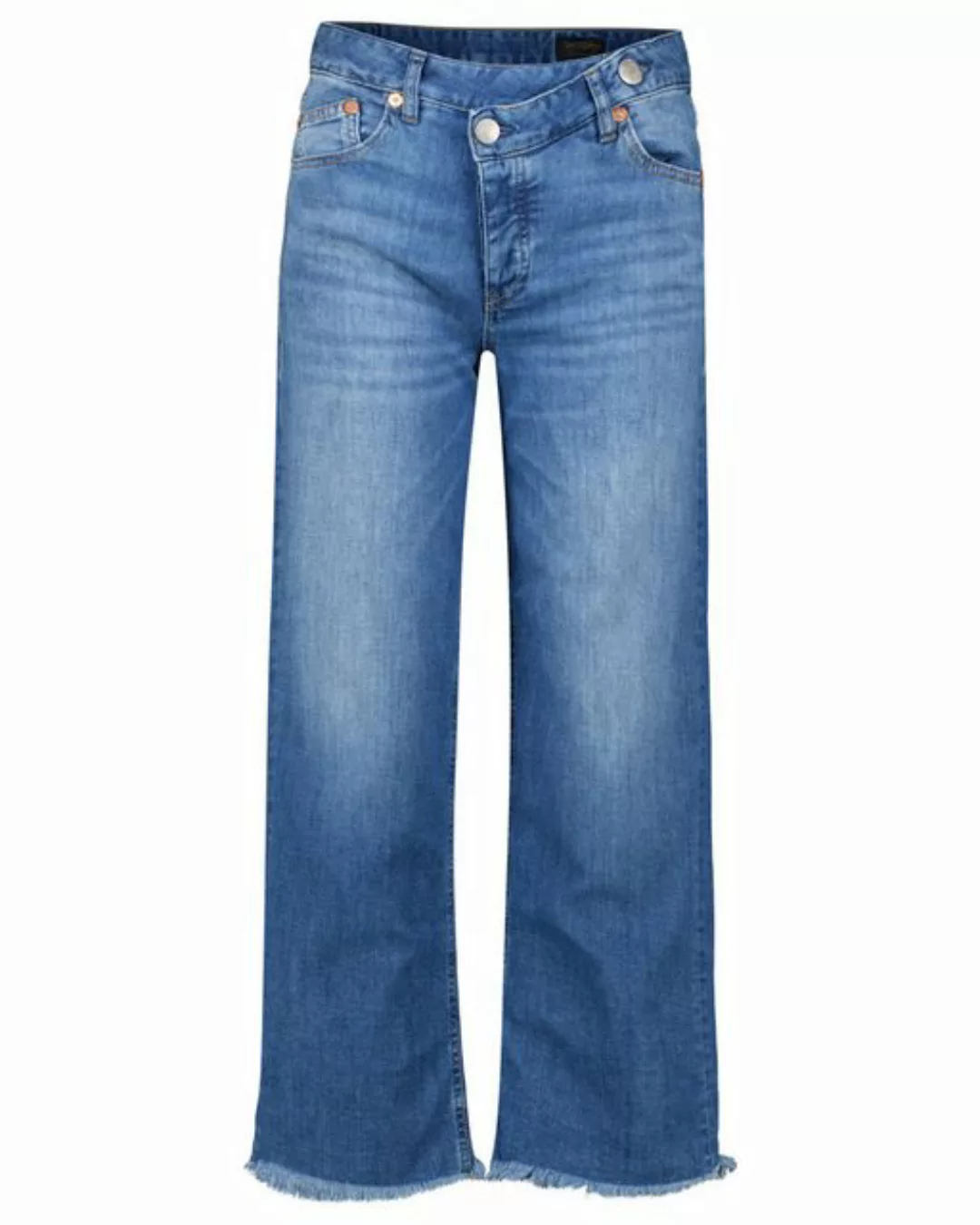 Herrlicher Bootcut-Jeans Pearl Cropped Reused Denim Offene Saumkante günstig online kaufen