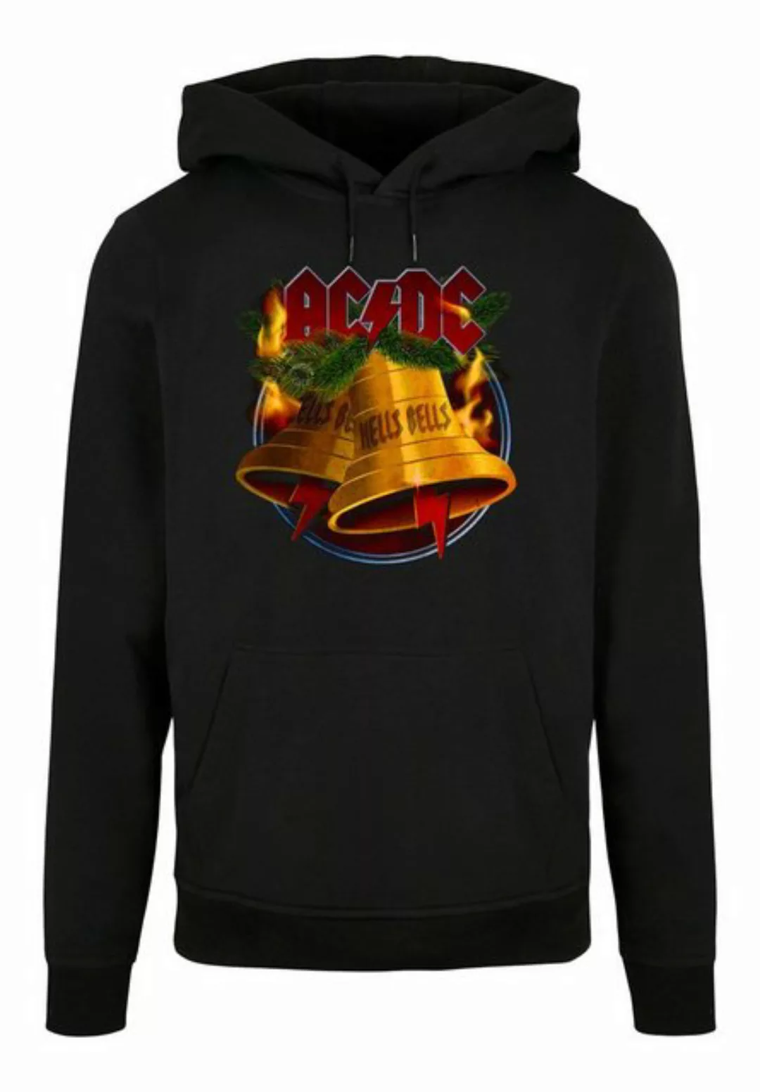 F4NT4STIC Kapuzenpullover ACDC Christmas Weihnachten Hells Bells Print günstig online kaufen