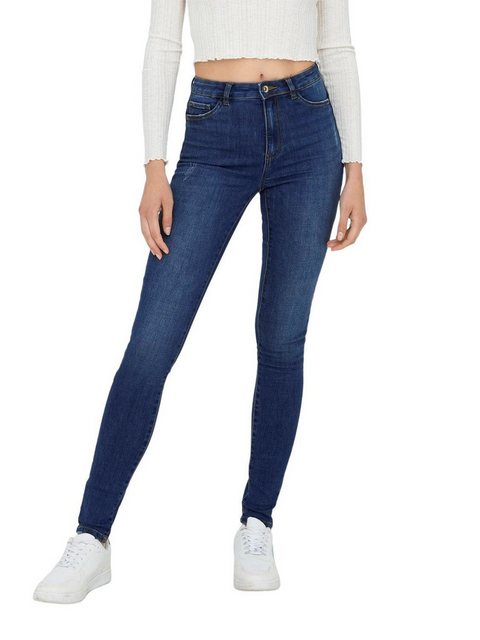 Only Damen Jeans ONLROSE GUA192 - Skinny Fit - Blau Schwarz günstig online kaufen