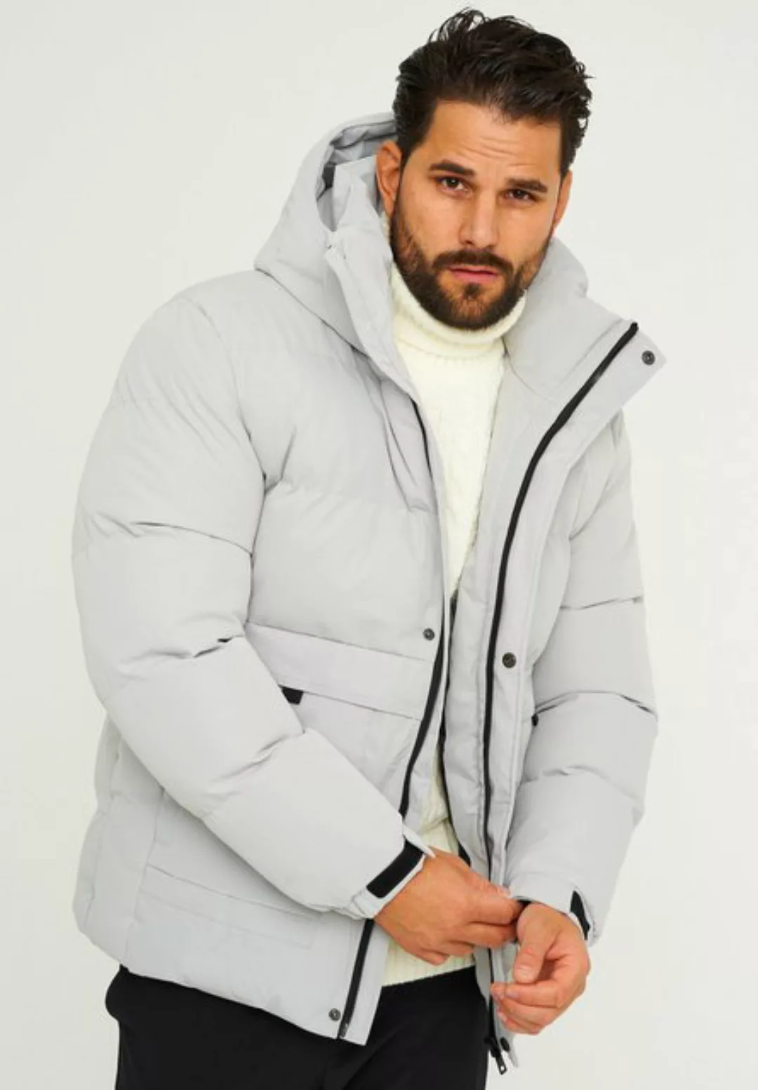 SOULSTAR Winterjacke S2TIMA Herren Pufferjacke mit Kapuze warme Steppjacke günstig online kaufen