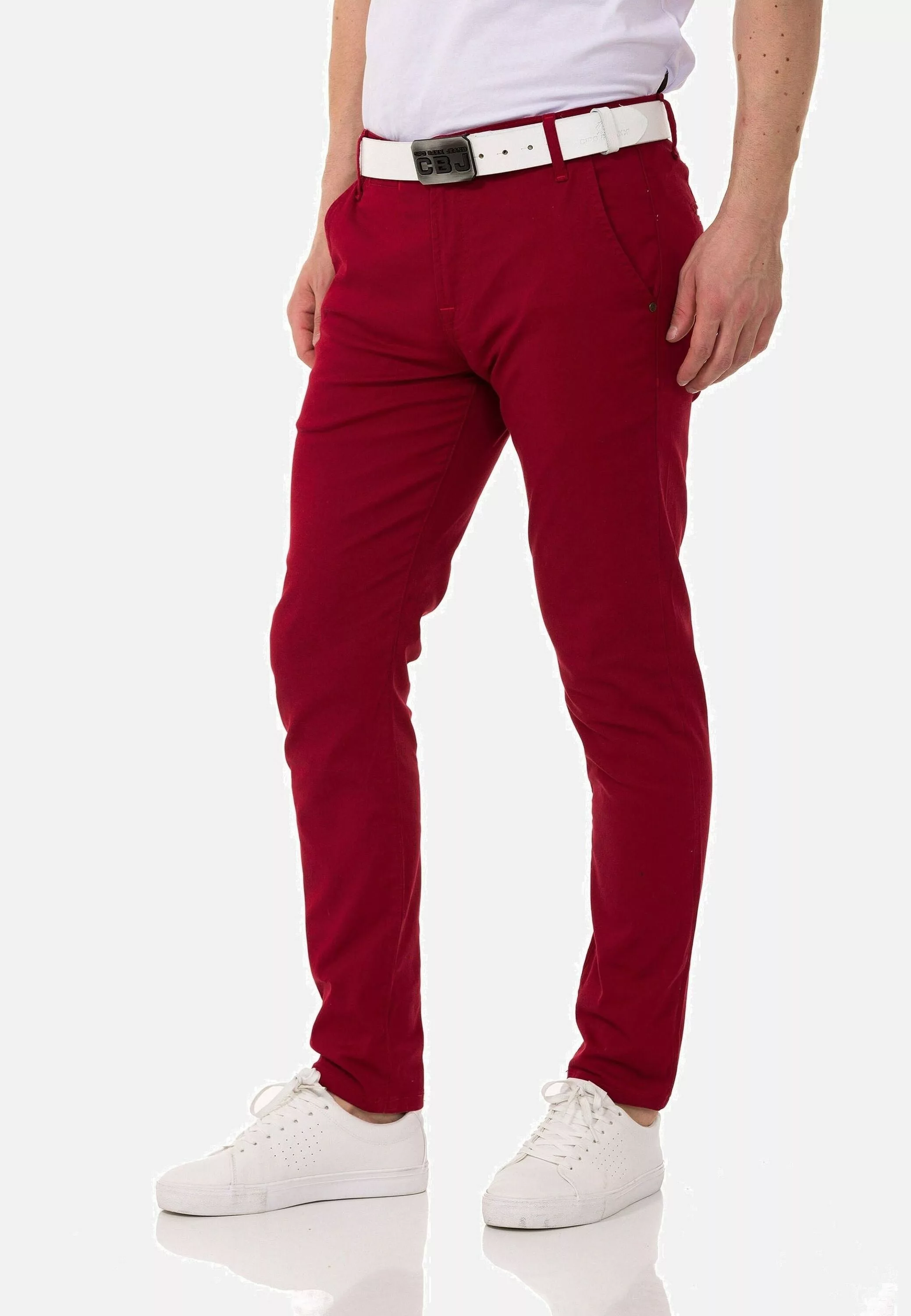 Cipo & Baxx Stoffhose "Hose", im modischen Slim Fit-Schnitt, CD842 günstig online kaufen