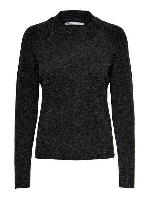 ONLY Strickpullover Einfarbiger Basic Strickpullover ONLRICA 4254 in Schwar günstig online kaufen