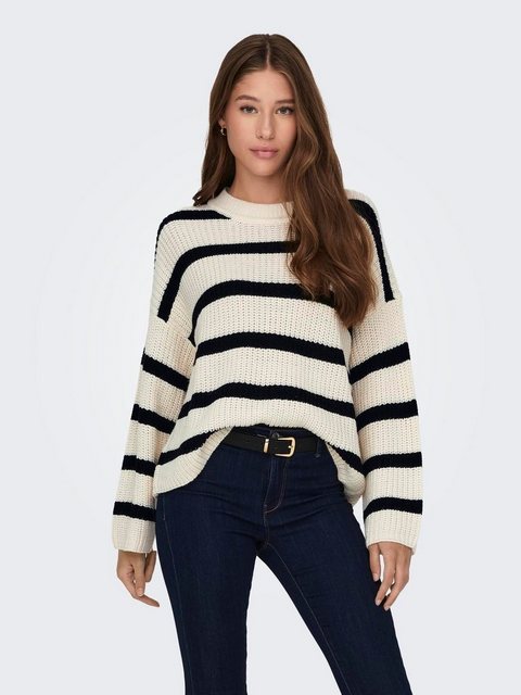 JDY Strickpullover JDYJUSTY L/S STRIPE PULLOVER KNT NOOS günstig online kaufen