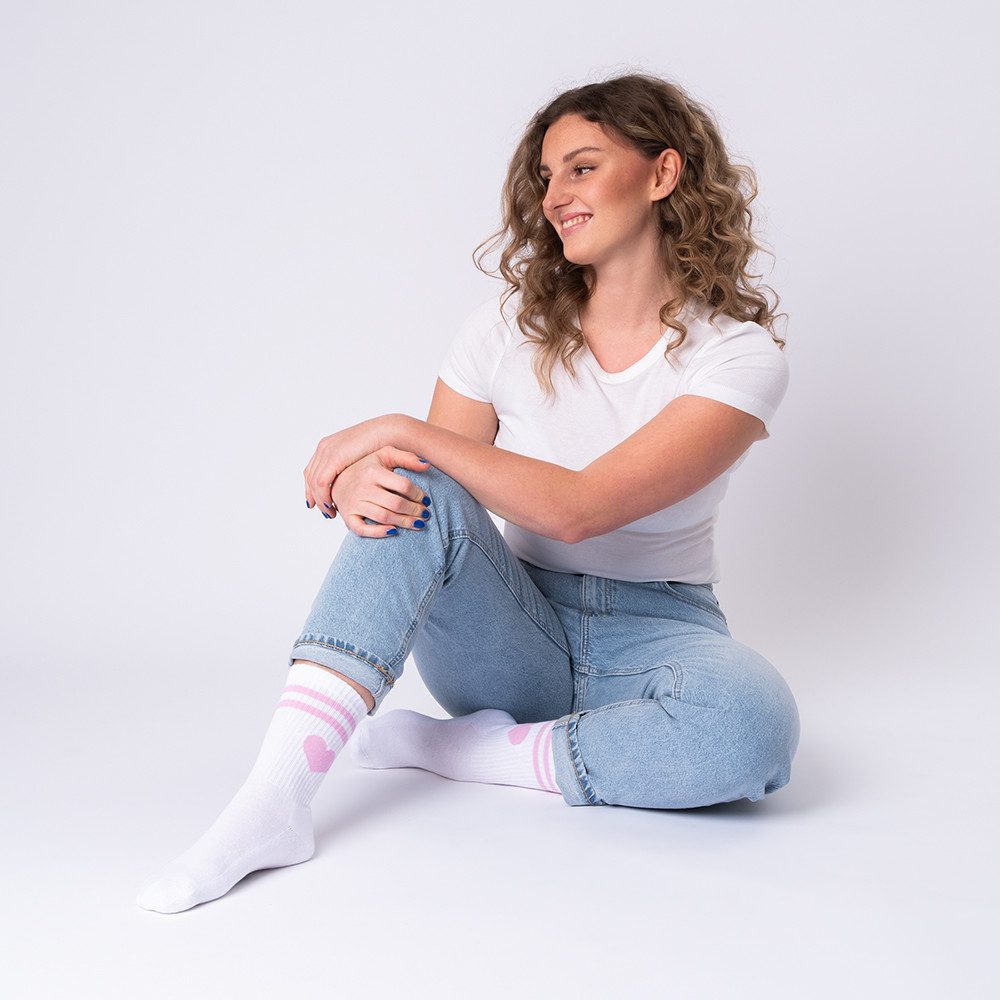 OCCULTO Tennissocken Occulto Damen Herz Tennis günstig online kaufen