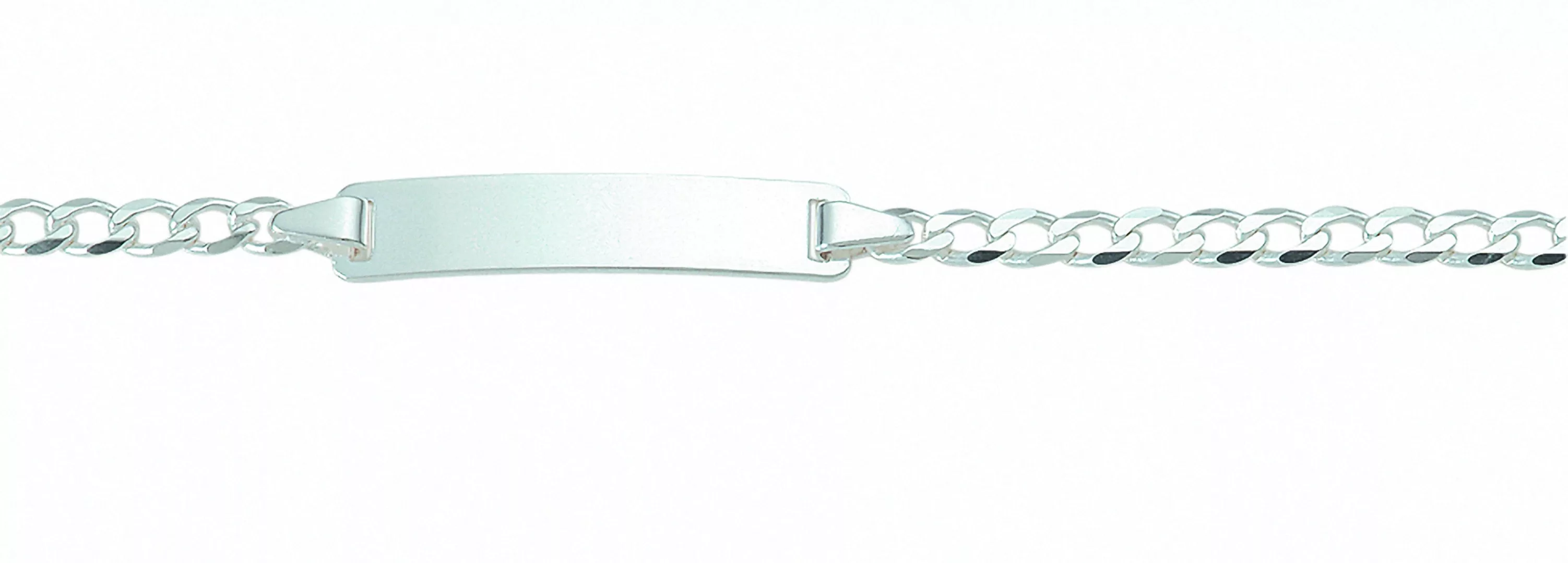 Adelia´s Silberarmband "925 Silber Flach Panzer Armband 16 cm Ø 3 mm", Silb günstig online kaufen
