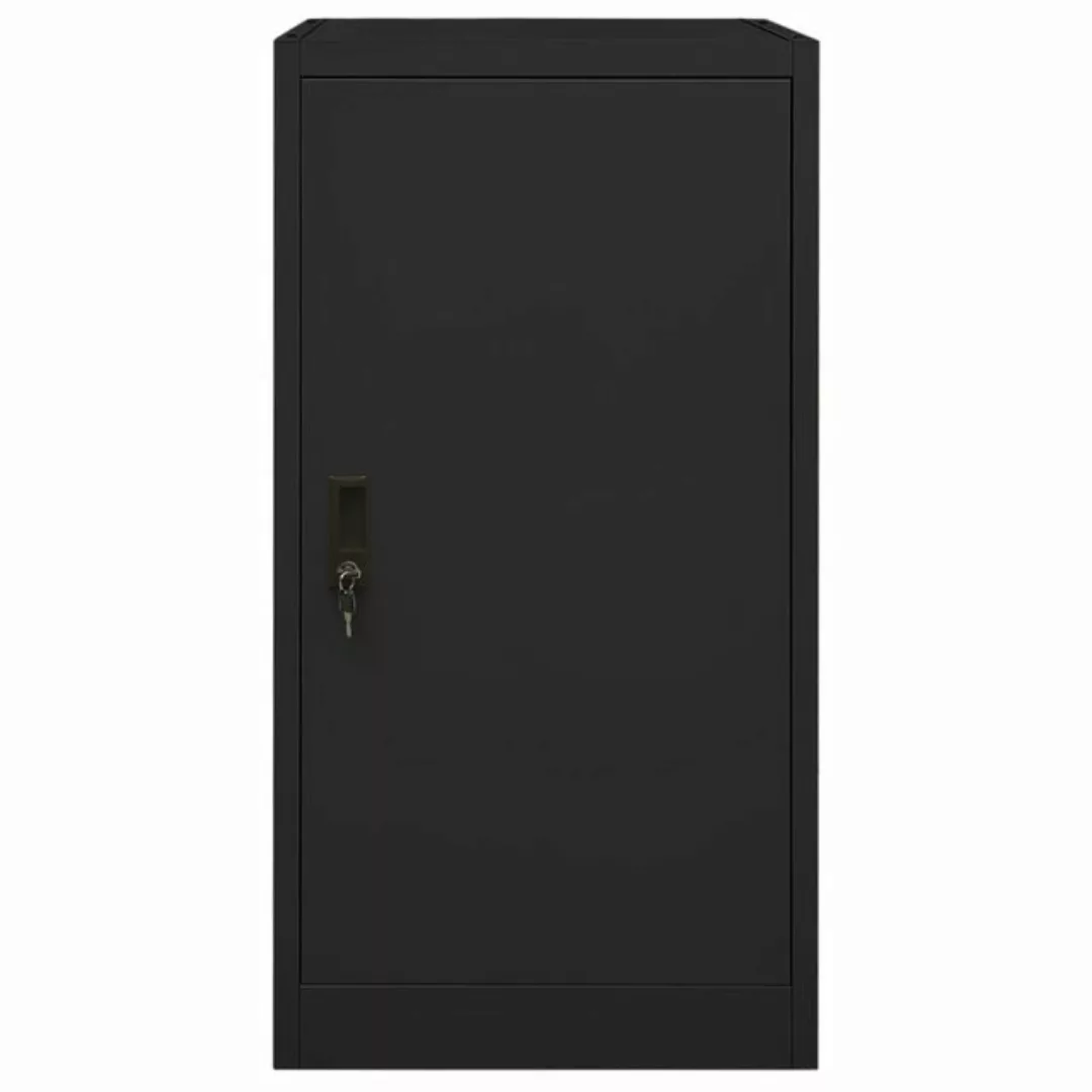 vidaXL Aktenschrank Sattelschrank Schwarz 53x53x105 cm Stahl günstig online kaufen