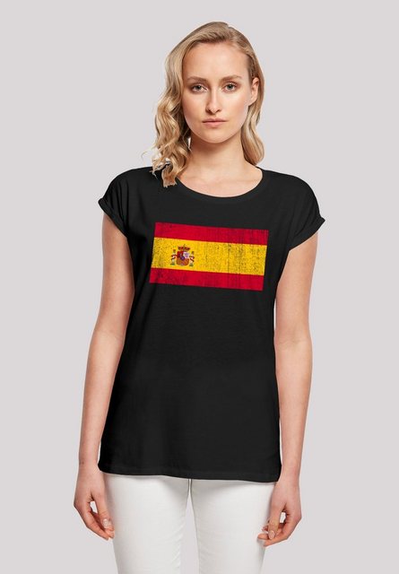 F4NT4STIC T-Shirt "Spain Spanien Flagge distressed", Print günstig online kaufen