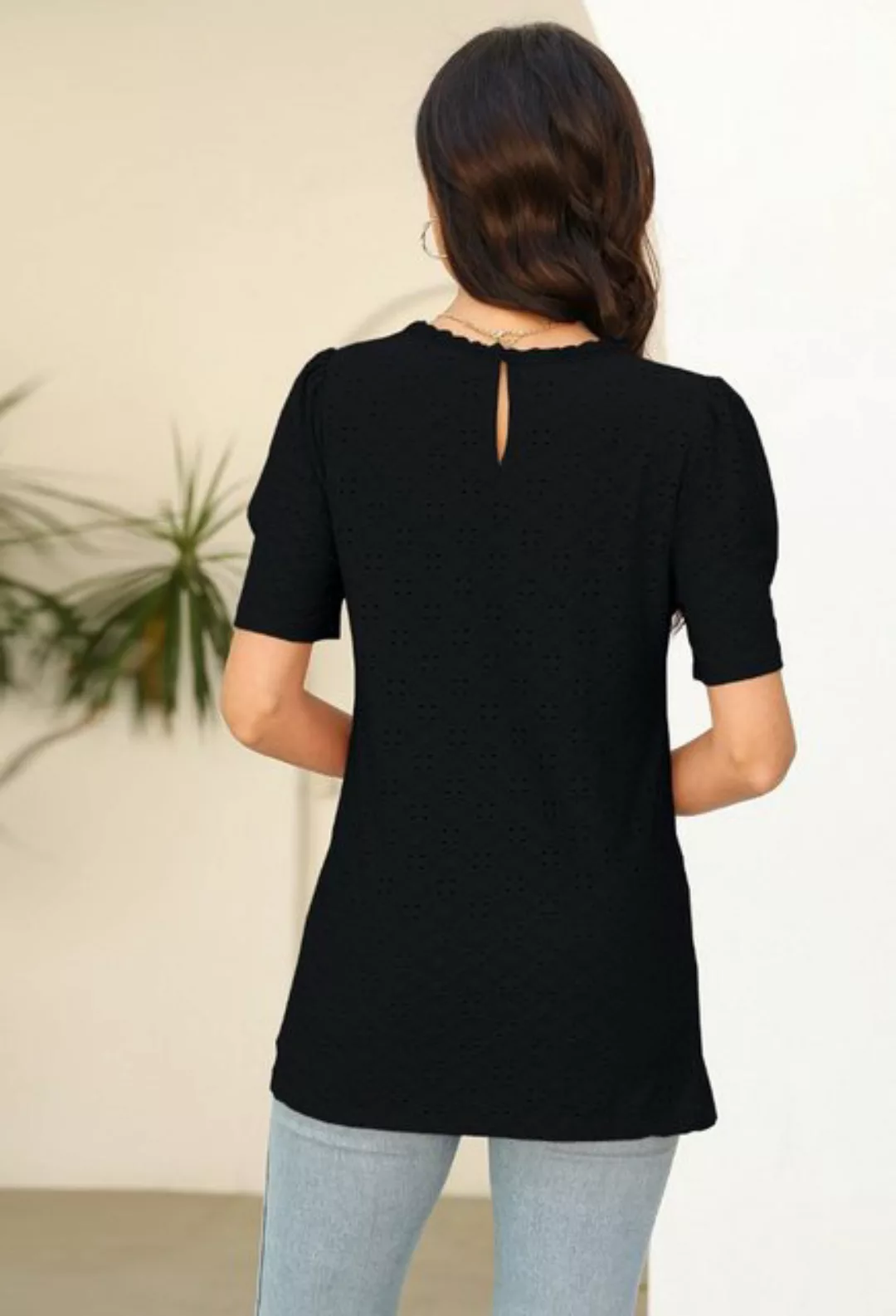 SEGUEN T-Shirt Hohles Kurzarm-Top (Street-Trendsetter, modisch und lässig, günstig online kaufen