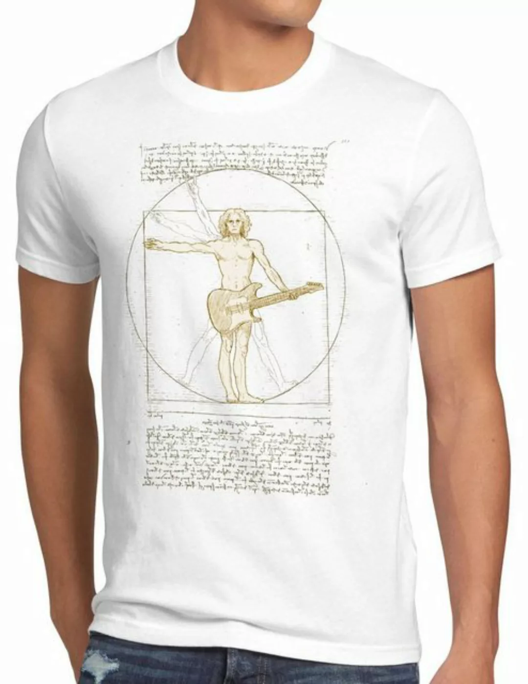 style3 T-Shirt DaVinci Rock musik festival vitruvianischer mensch günstig online kaufen