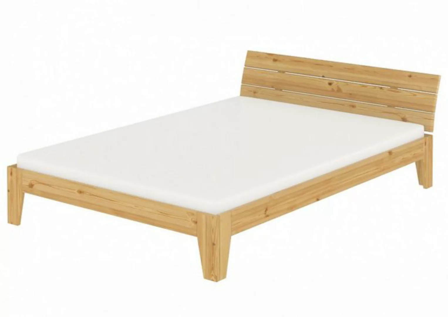 ERST-HOLZ Bett Futonbett 160x200 Kiefer natur mit Rollrost u. Matratze, Kie günstig online kaufen