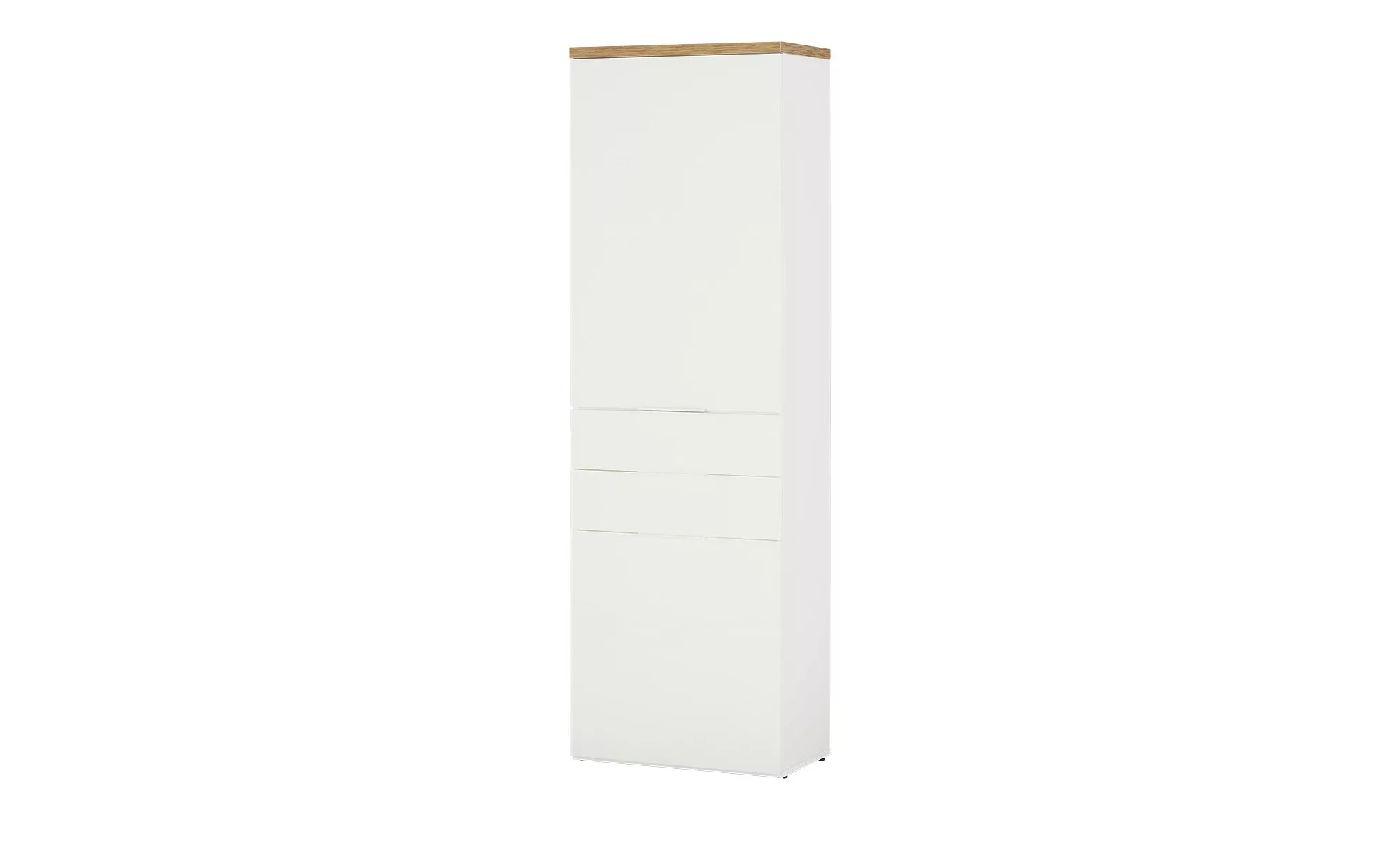 Garderobenschrank  Siena ¦ weiß ¦ Maße (cm): B: 60,6 H: 189,1 T: 35,2 Schrä günstig online kaufen