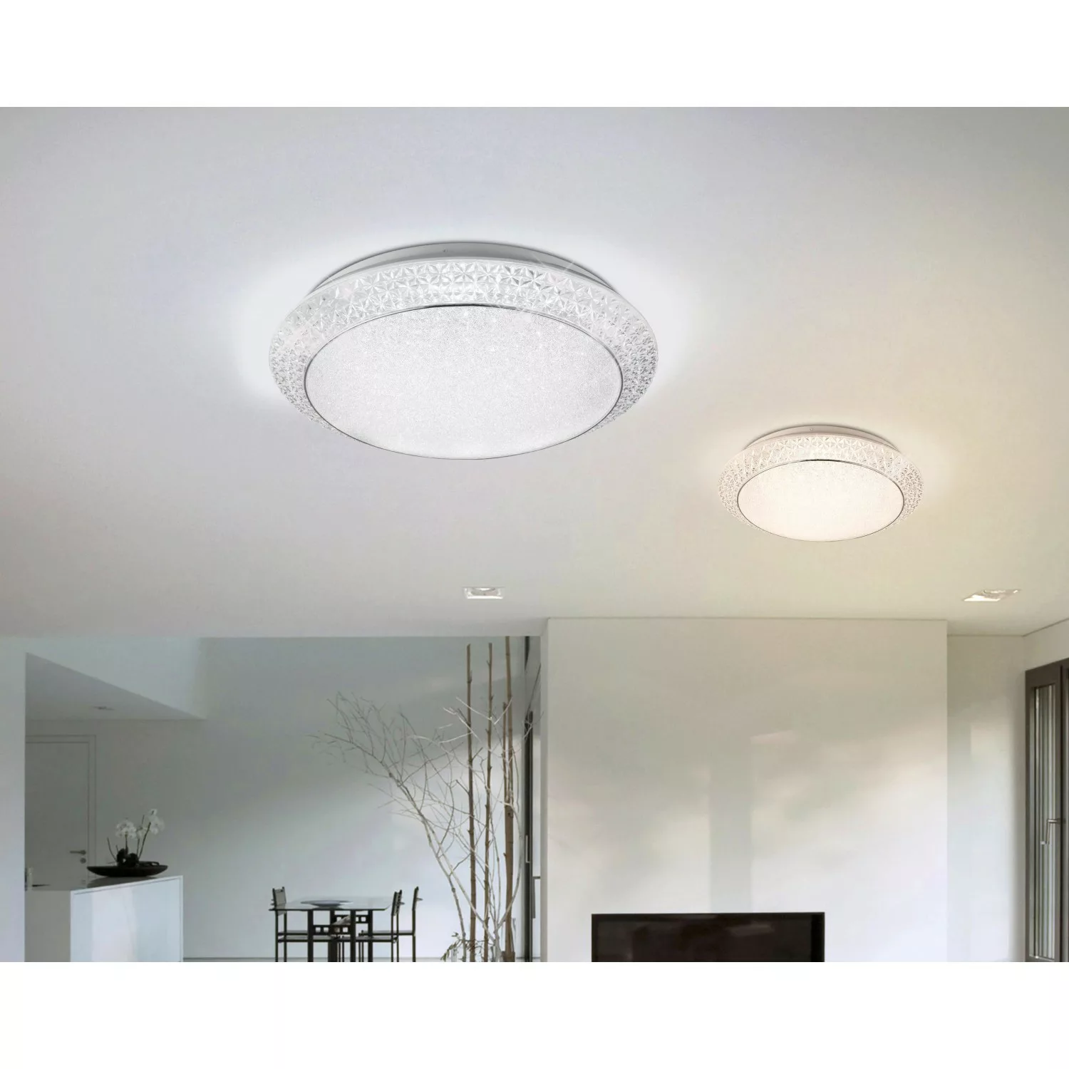 Globo LED-Deckenleuchte Ronja CCT Weiß Ø 51 cm günstig online kaufen