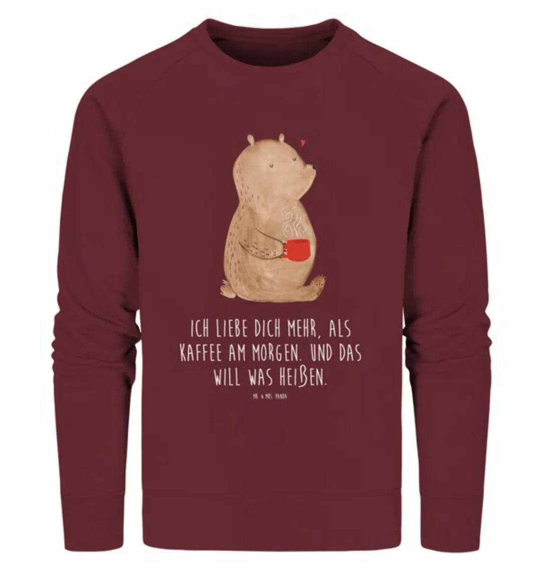 Mr. & Mrs. Panda Longpullover Größe XS Bär Morgenkaffee - Burgundy - Gesche günstig online kaufen