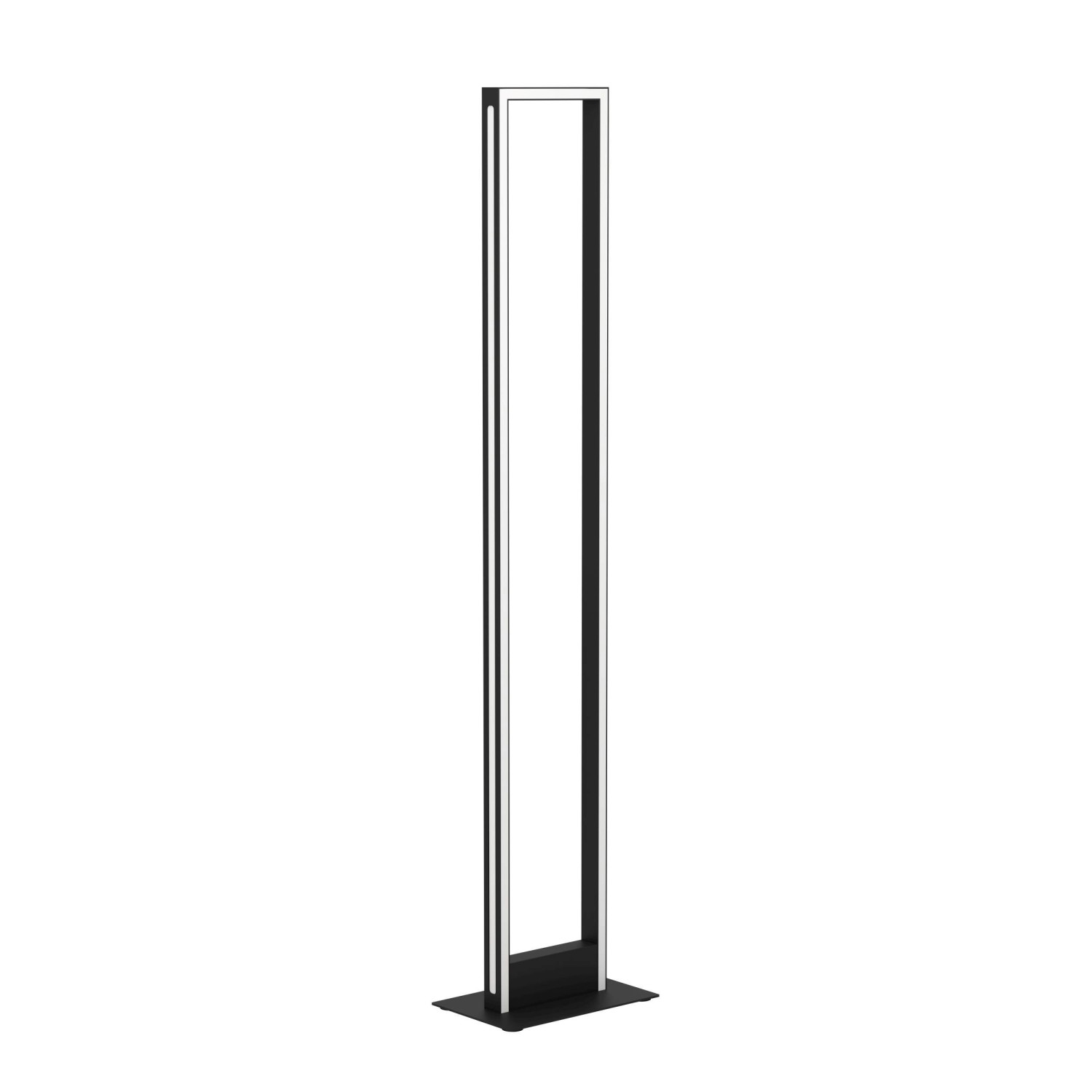 Eglo LED-Stehleuchte Salvilanas-Z CCT 133 cm x 22 cm Schwarz - Weiß günstig online kaufen