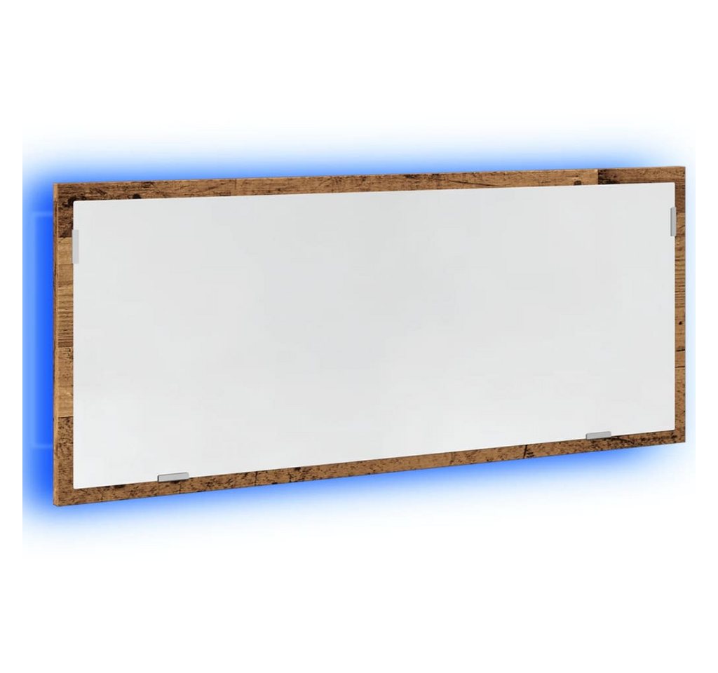 vidaXL Badezimmerspiegelschrank LED-Badspiegel Altholz-Optik 100x8,5x37 cm günstig online kaufen