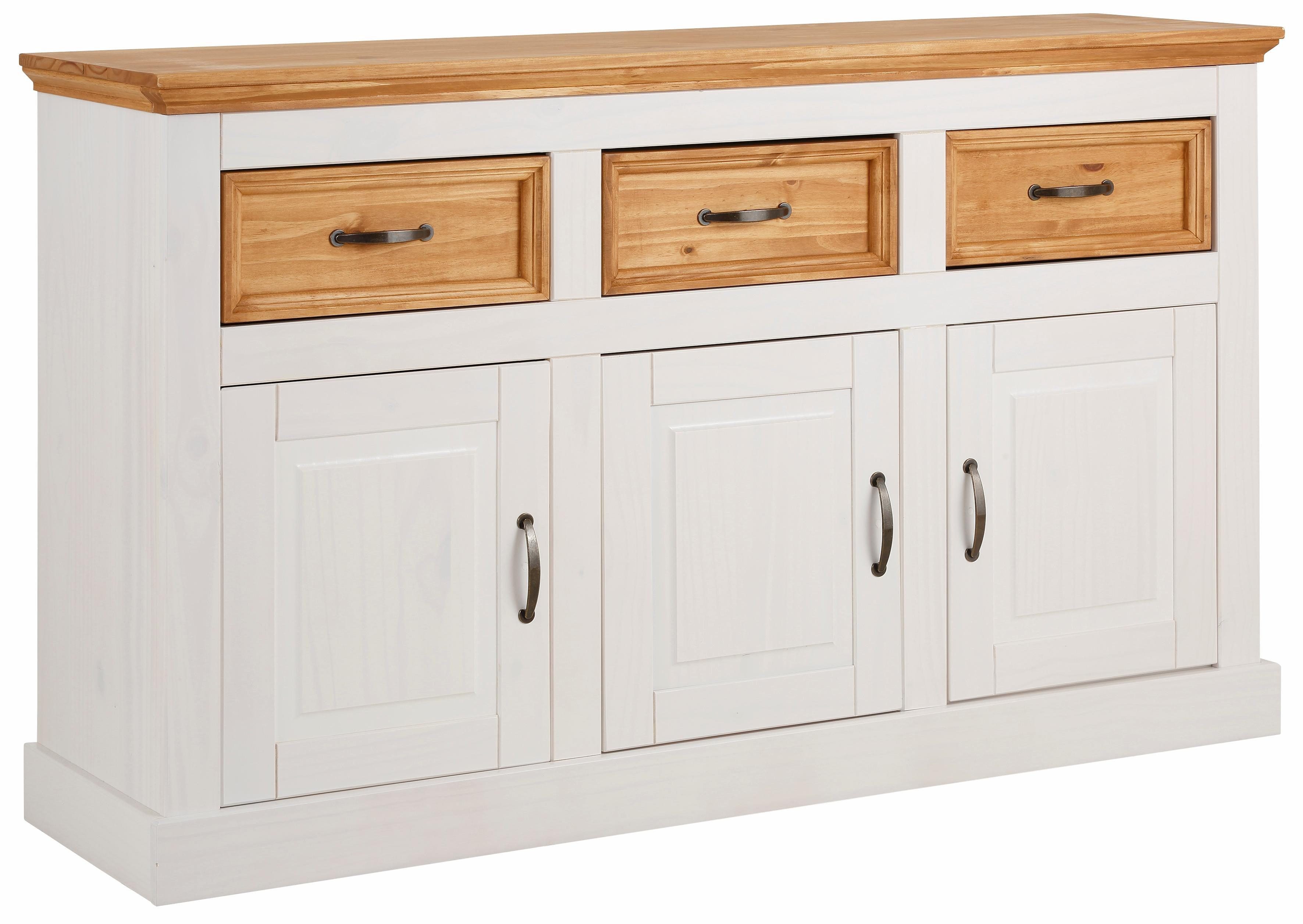 Home affaire Sideboard "Selma", Kommode aus massivem Kiefernholz, Breite 14 günstig online kaufen