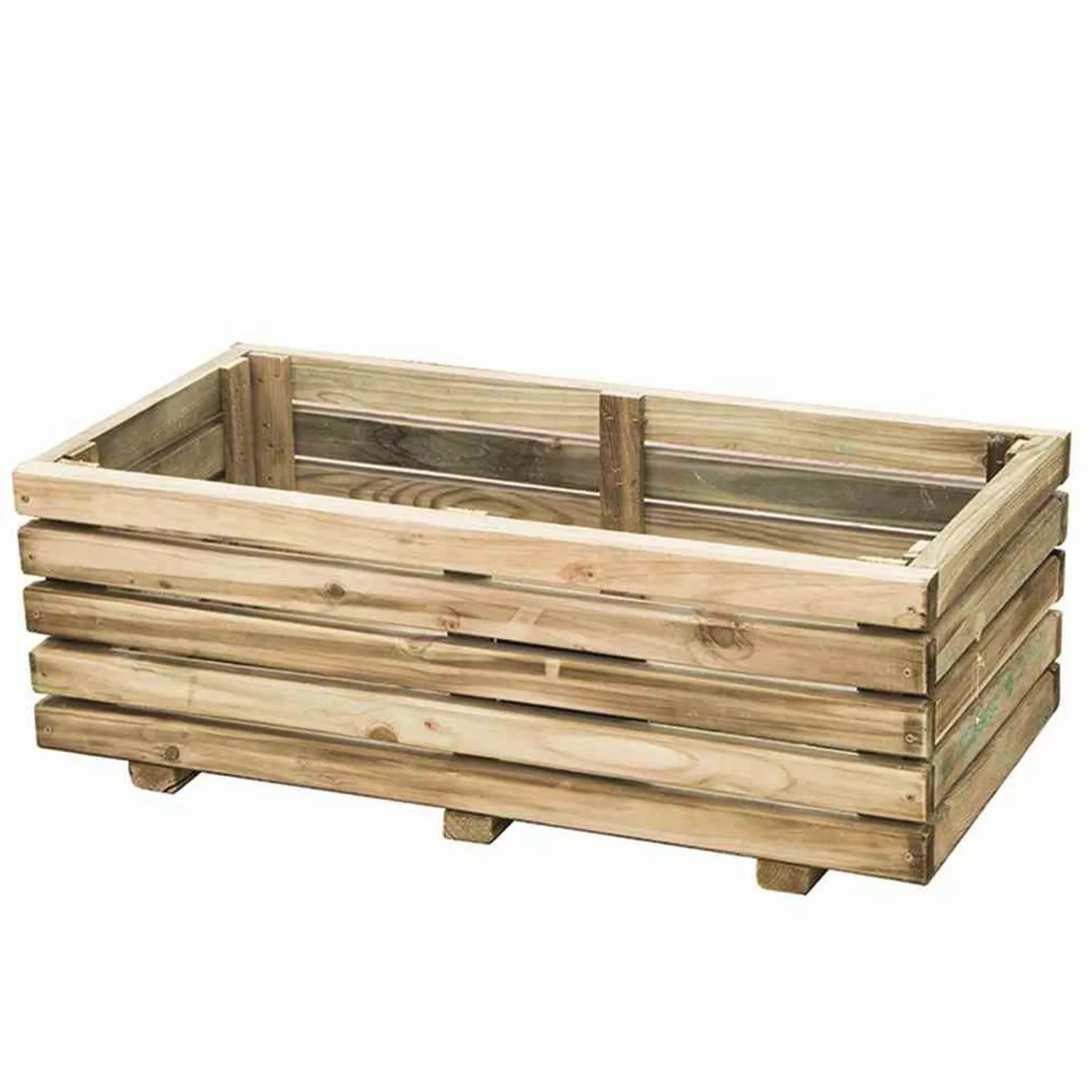 Siena Garden Pflanzkasten Ella Holz 80 cm x 40 cm x 28 cm Natur FSC® günstig online kaufen