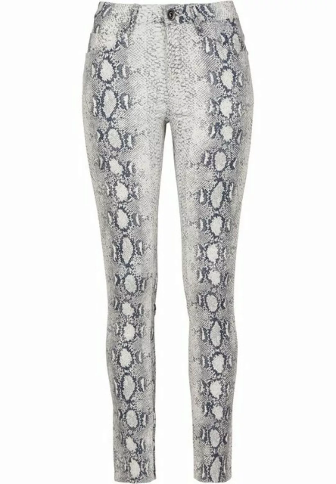 URBAN CLASSICS Stoffhose Urban Classics Damen Ladies Animal Stretch Twill S günstig online kaufen