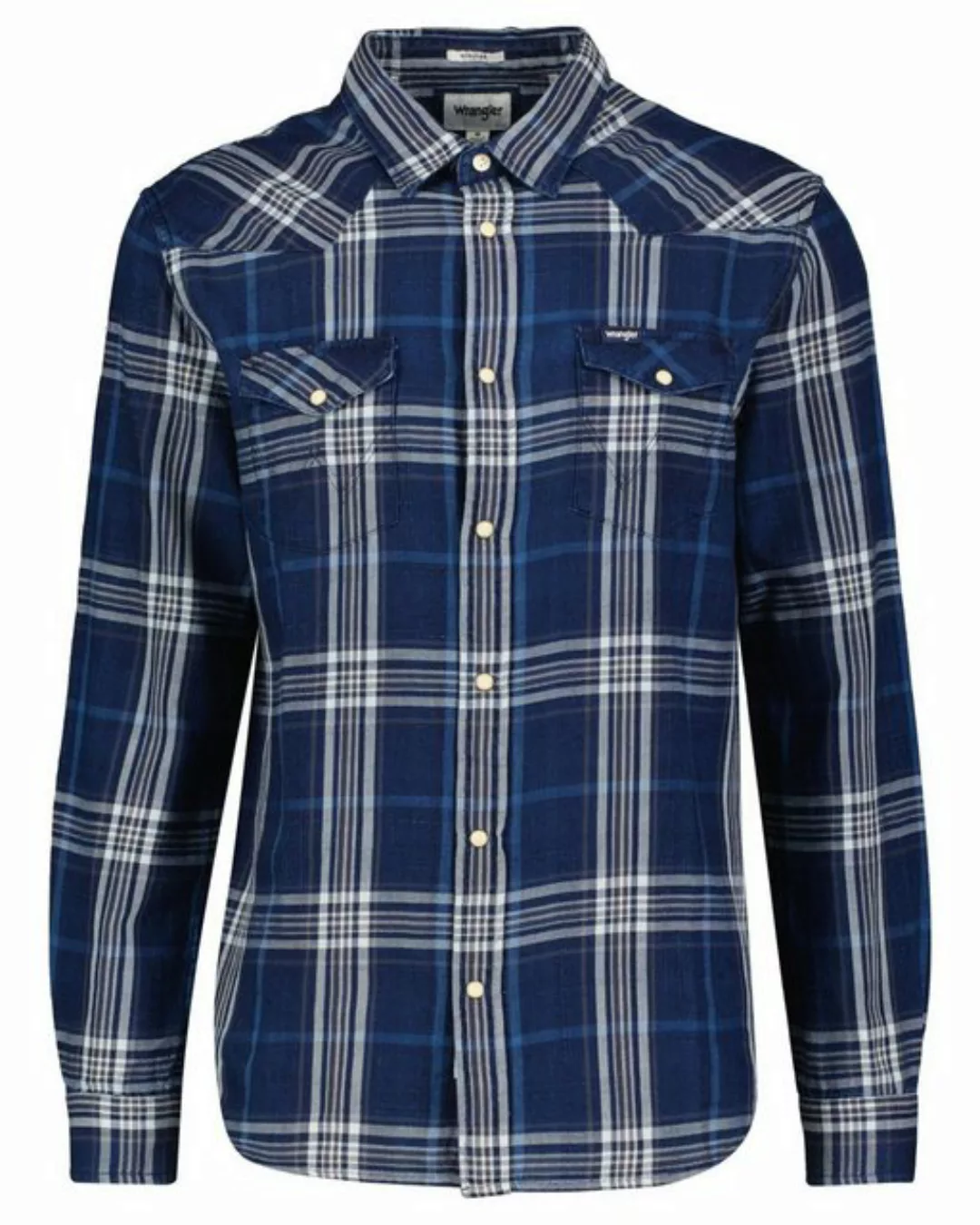 Wrangler Langarmhemd Herren Freizeithemd WESTERN (1-tlg) günstig online kaufen