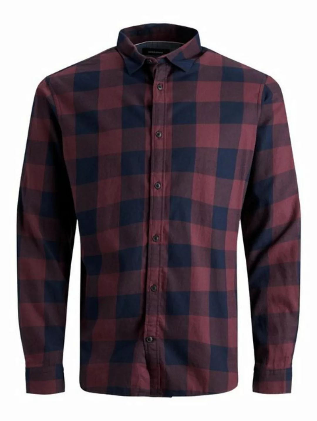 Jack & Jones Herren Freizeit Hemd JJEGINGHAM TWILL - Slim Fit günstig online kaufen