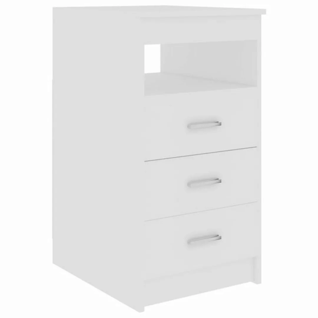 vidaXL Aktenschrank Sideboard mit Schubladen Weiß 405076 cm Spanplatte günstig online kaufen