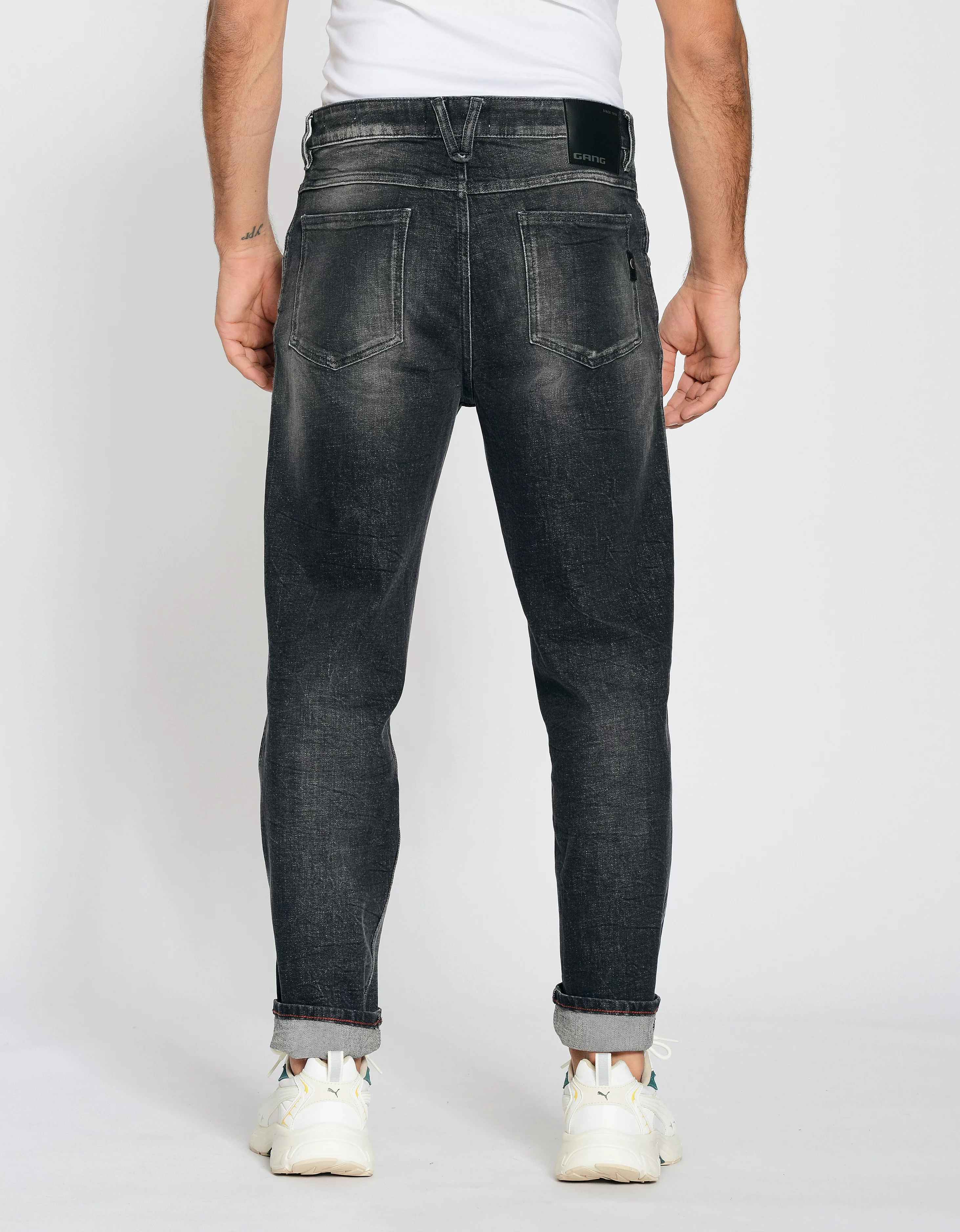 GANG Stretch-Jeans "94MARCO", im relaxten 5-Pocket Style mit doppelter Gürt günstig online kaufen