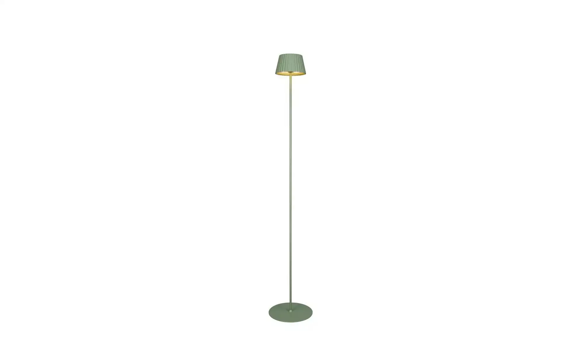 LED-Akku-Stehlampe Suarez, grün, Höhe 123 cm, Metall günstig online kaufen