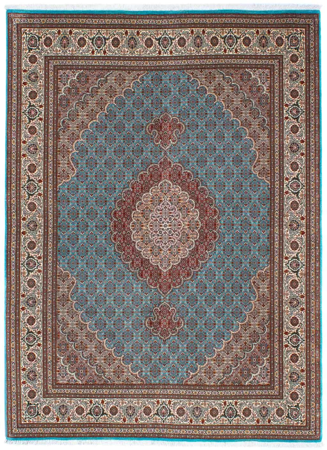morgenland Orientteppich »Perser - Täbriz - 204 x 151 cm - blau«, rechtecki günstig online kaufen