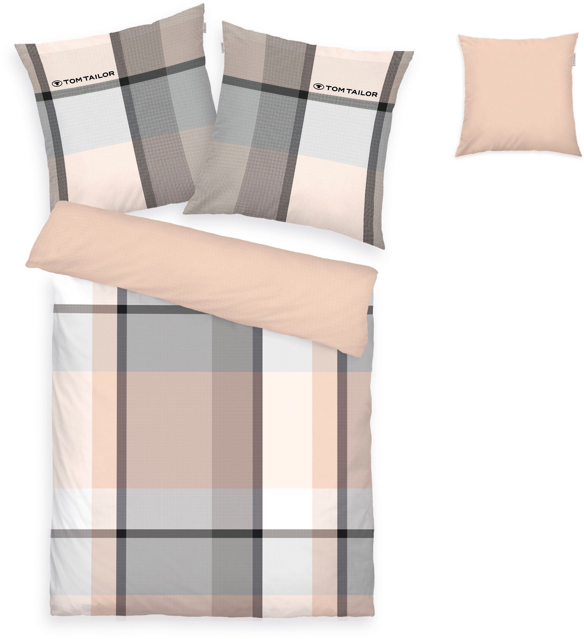 TOM TAILOR HOME Bettwäsche Lenny, Renforcé, günstig online kaufen