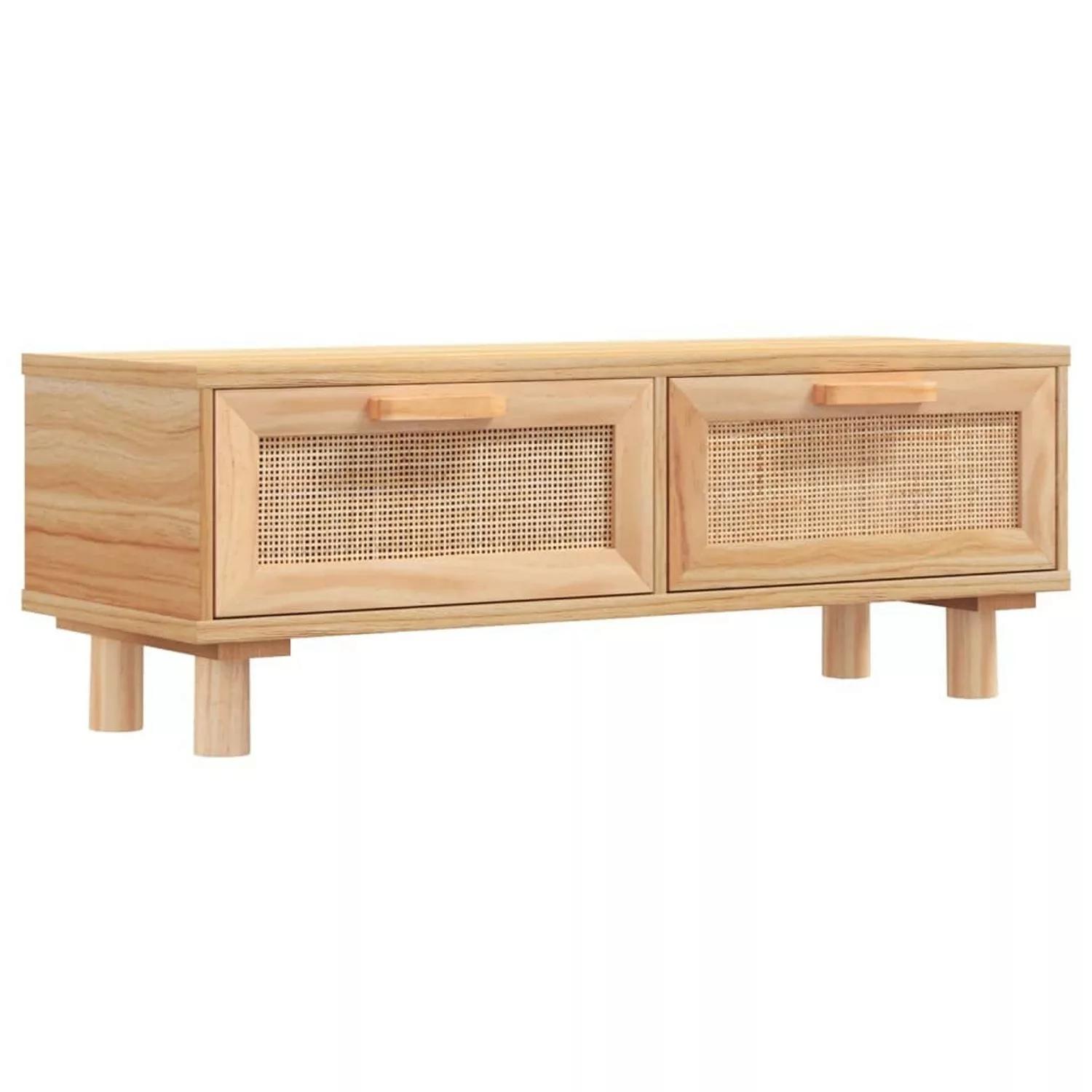 vidaXL Couchtisch Braun 80x40x30 cm Holzwerkstoff & Massivholz Kiefer günstig online kaufen