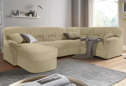 DOMO collection Wohnlandschaft "Bahia mit viel Platz, zeitloses Design, U-F günstig online kaufen