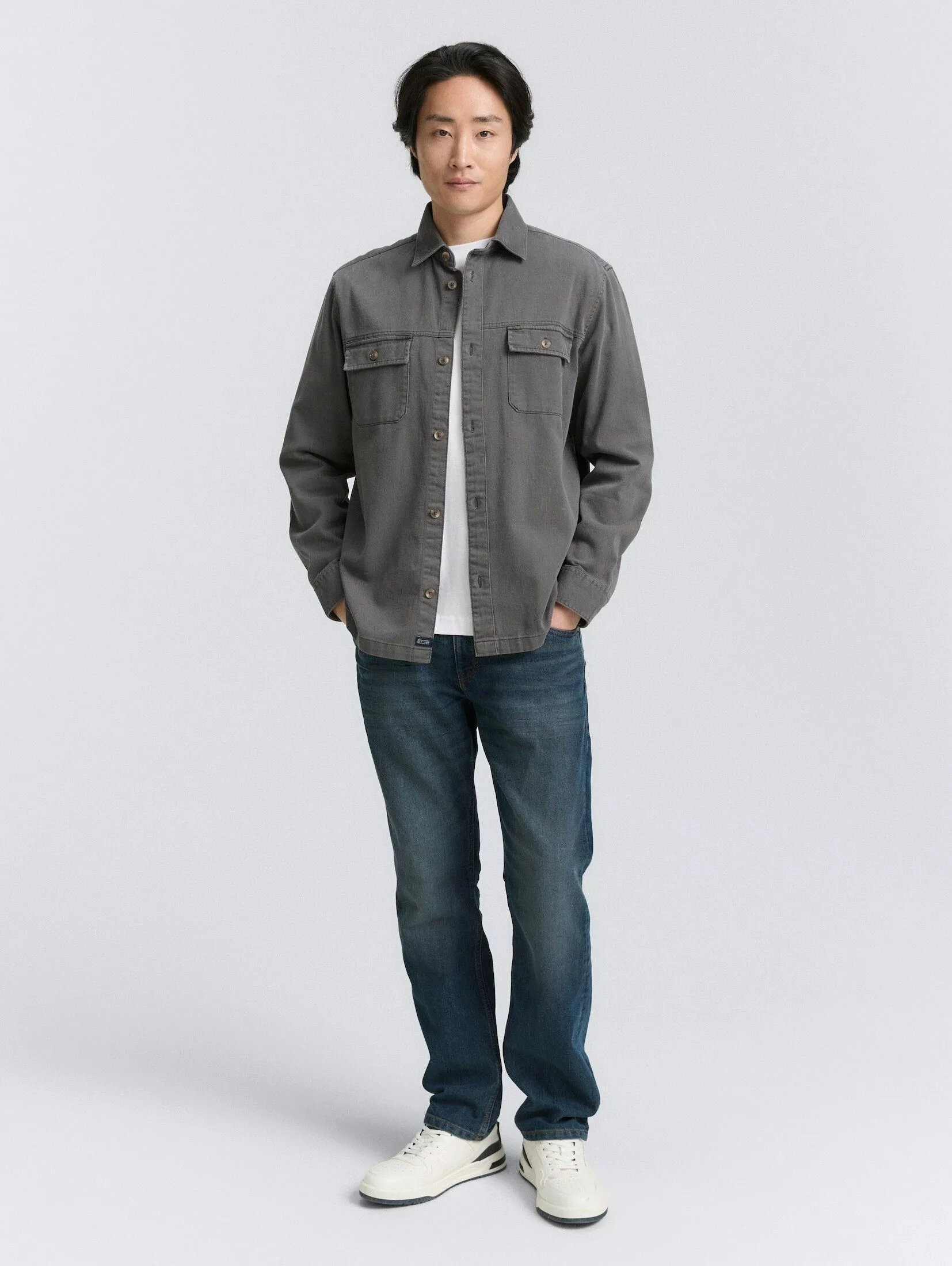 Tom Tailor Herren Jeans MARVIN STRAIGHT - Mid Waist - Straight Fit - Blau S günstig online kaufen