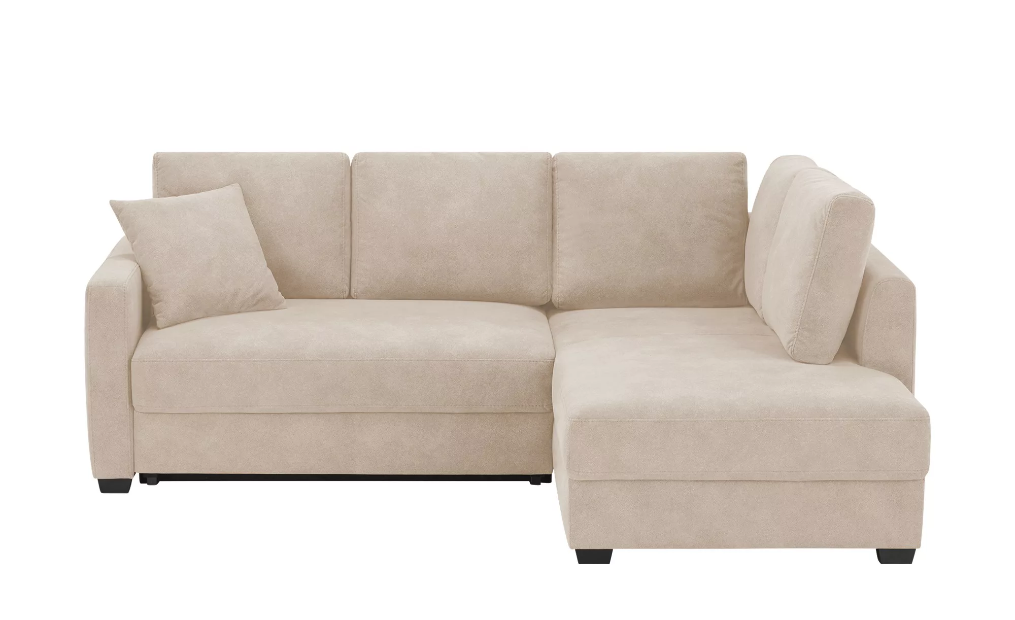 bobb Ecksofa  mit pflegeleichtem Bezugsstoff  Lisa de Luxe  ¦ beige ¦ Maße günstig online kaufen