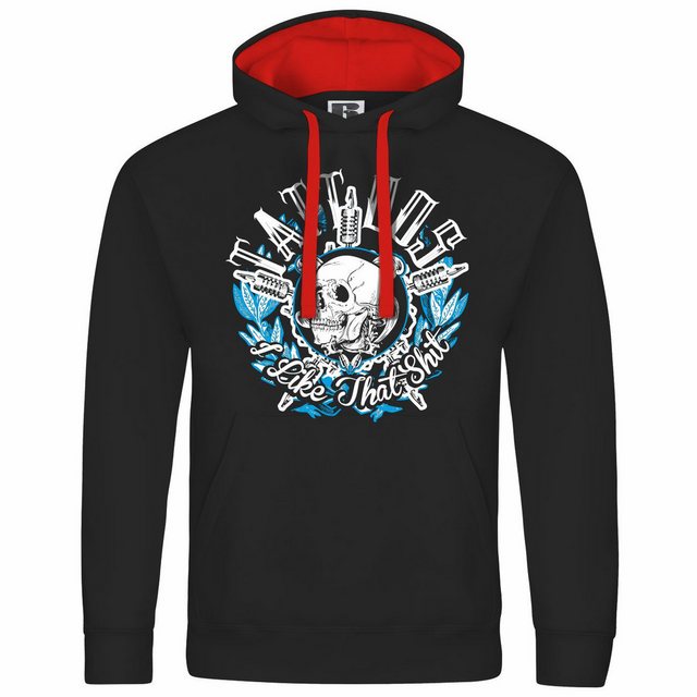 deinshirt Kapuzenpullover Herren Kapuzenpullover Tattoos i like that shit M günstig online kaufen