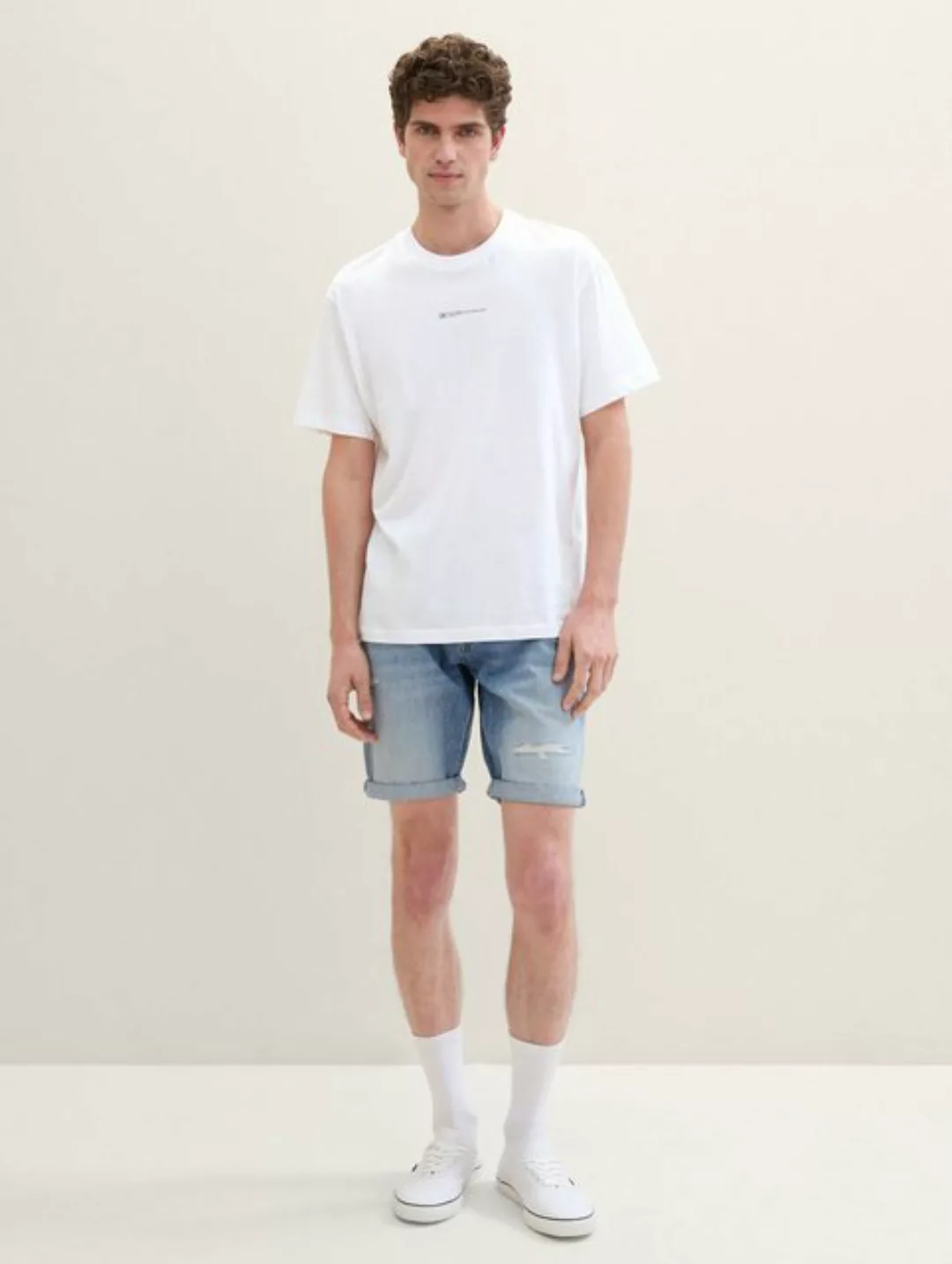 TOM TAILOR Denim Shorts Regular Shorts mit recycelter Baumwolle günstig online kaufen