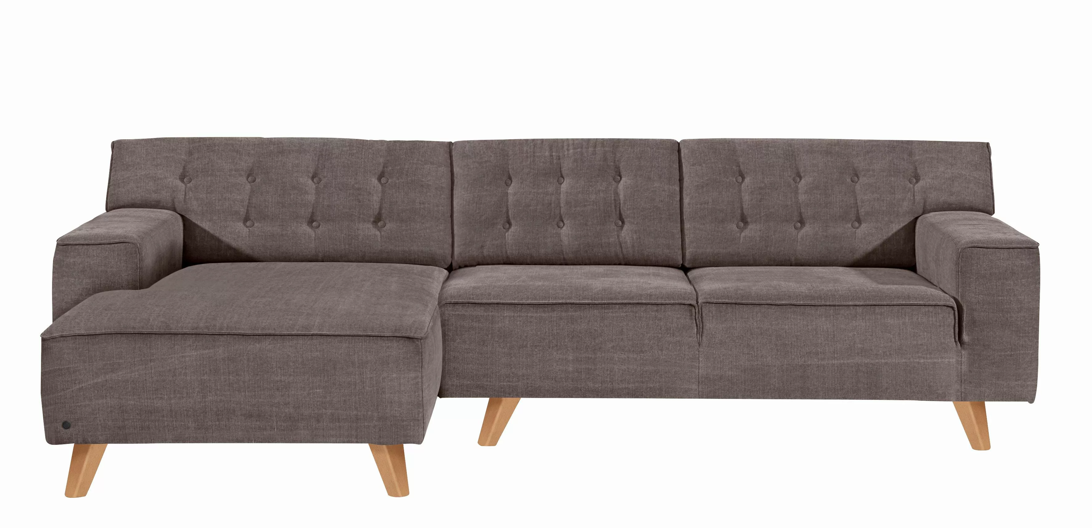 TOM TAILOR HOME Ecksofa "NORDIC CHIC", mit Recamiere, im Retrolook, Füße Bu günstig online kaufen