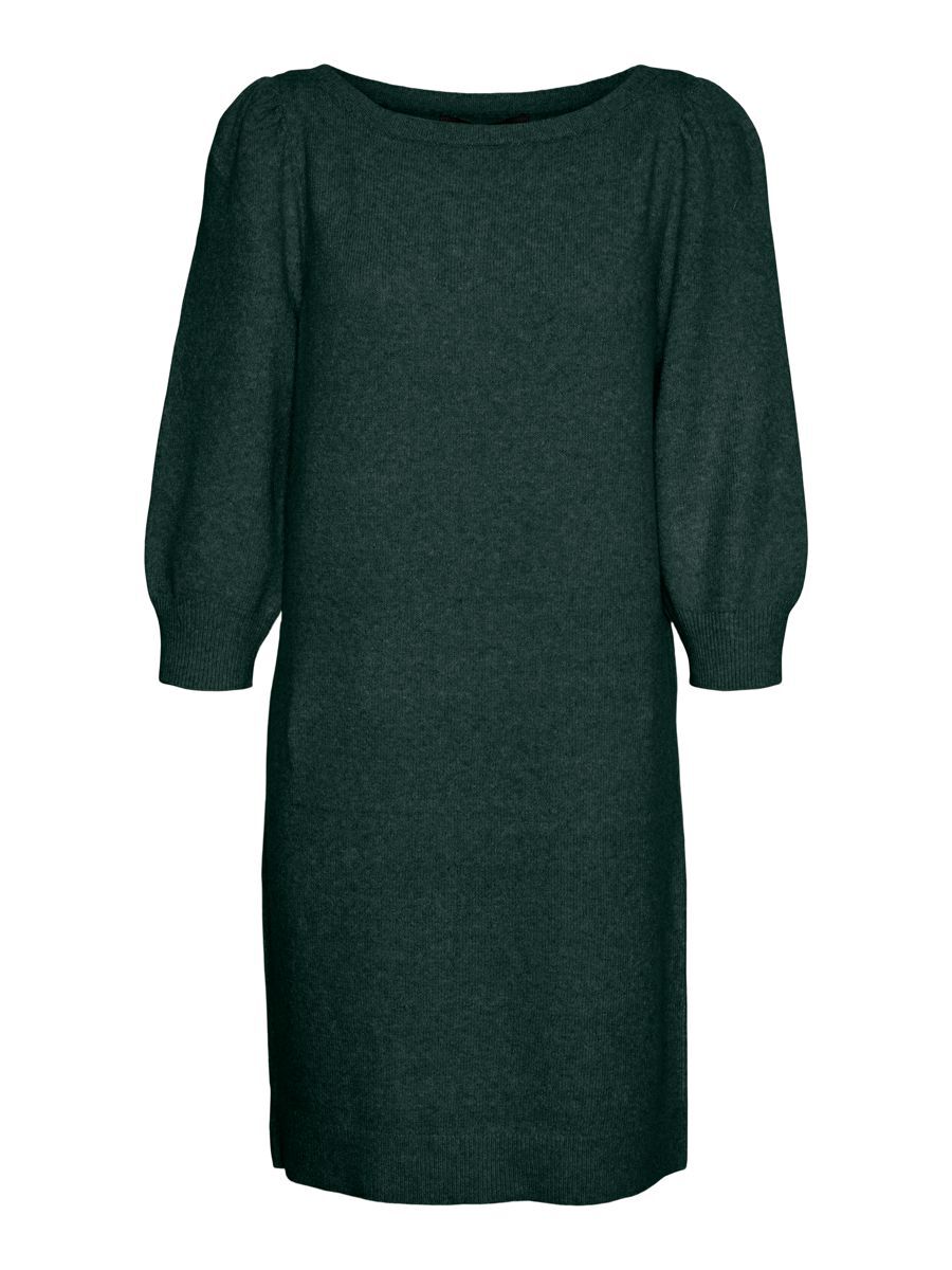 VERO MODA Petite U-boot-ausschnitt Kleid Damen Grün günstig online kaufen