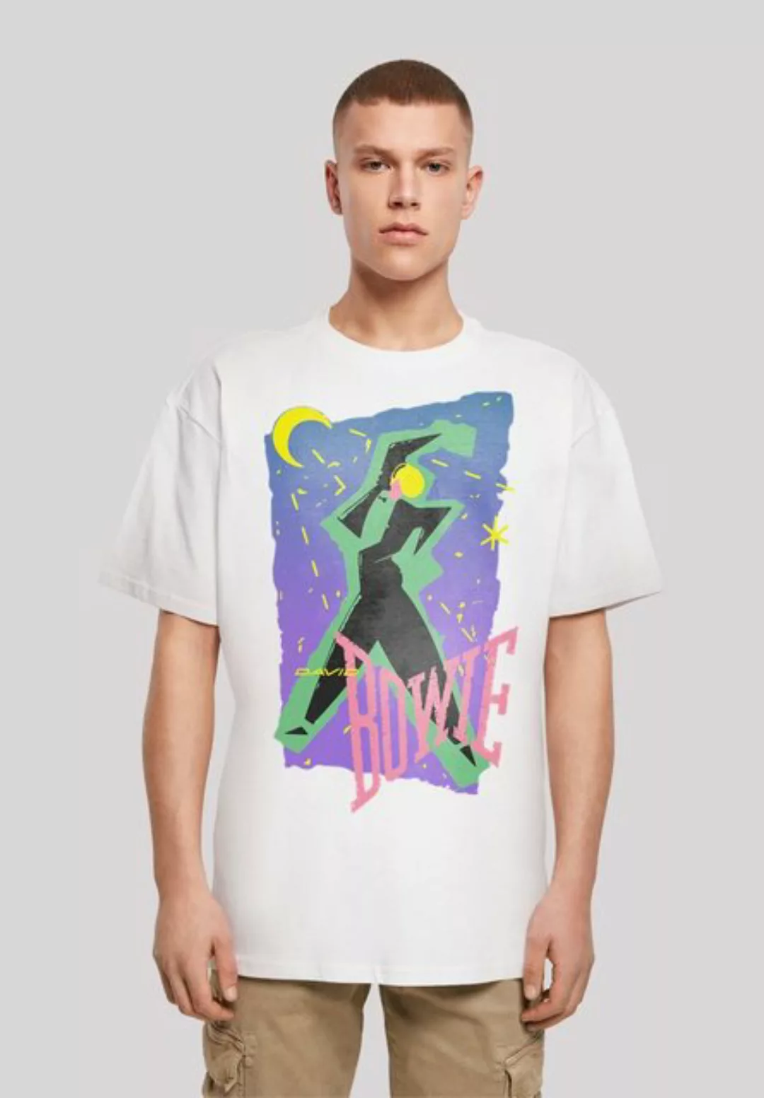 F4NT4STIC T-Shirt "David Bowie Rock Music Band Moonlight Dance", Print günstig online kaufen