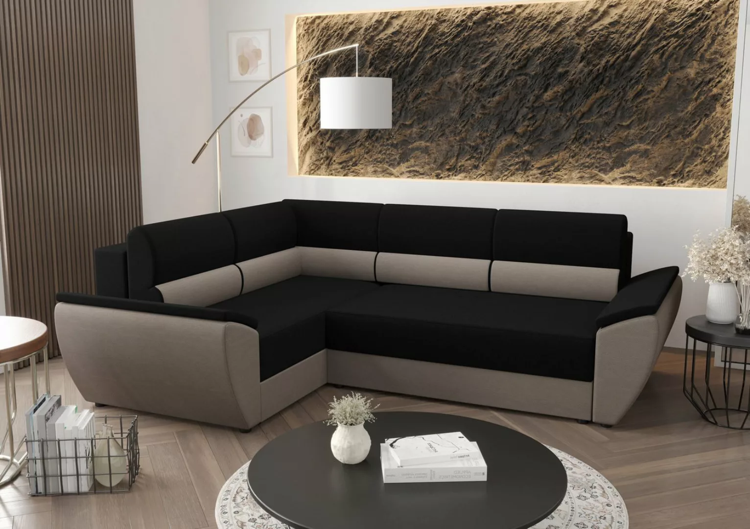 ALTDECOR Ecksofa REB-PLUS, Couch mit Schlaffunktion, Wohnzimmer - Wohnlands günstig online kaufen