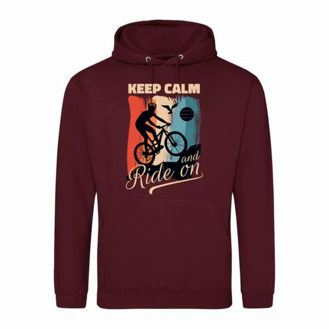 Youth Designz Kapuzenpullover Keep Calm Fahrrad Herren Hoodie Pullover mit günstig online kaufen