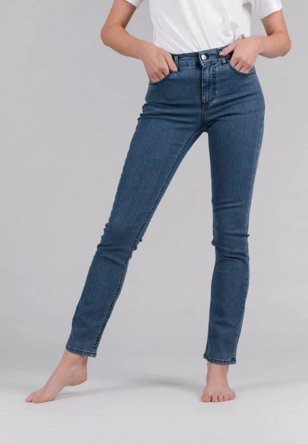 ANGELS 5-Pocket-Jeans "CICI", aus sportivem Denim günstig online kaufen