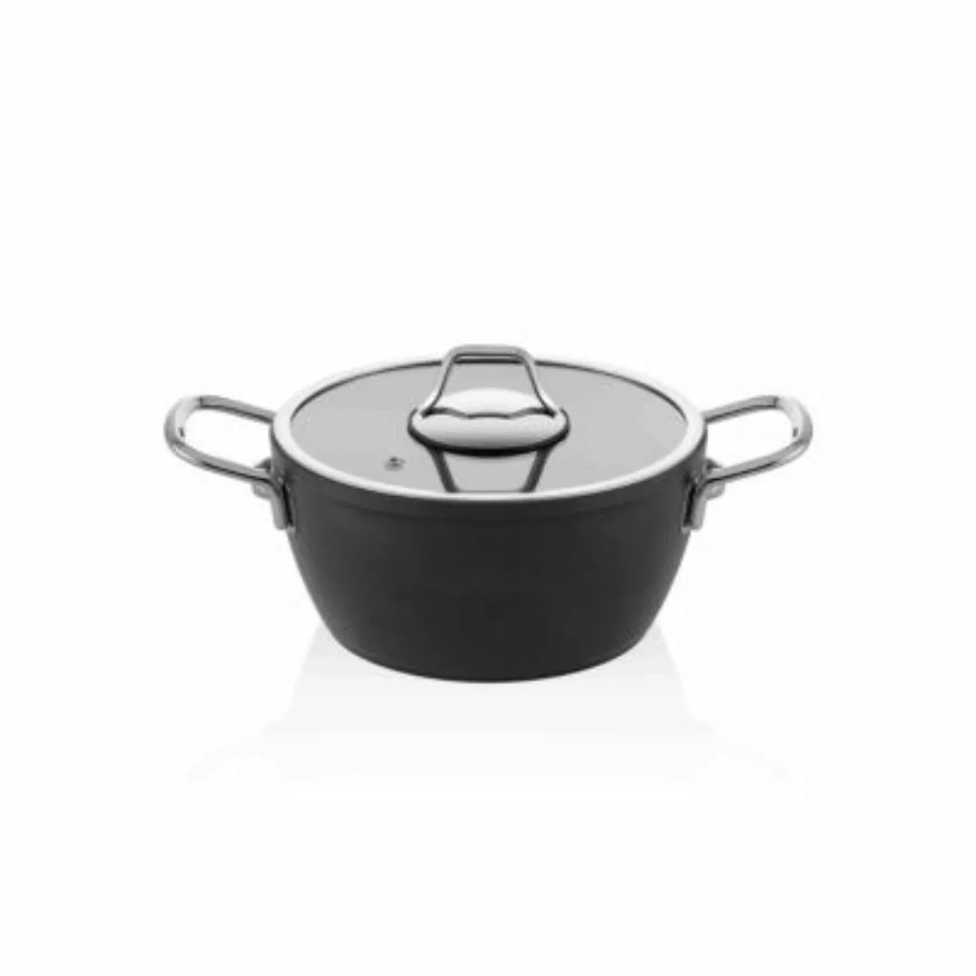 THE MIA La Mia Cucina tiefer Topf - Ø 24cm mit Deckel schwarz günstig online kaufen