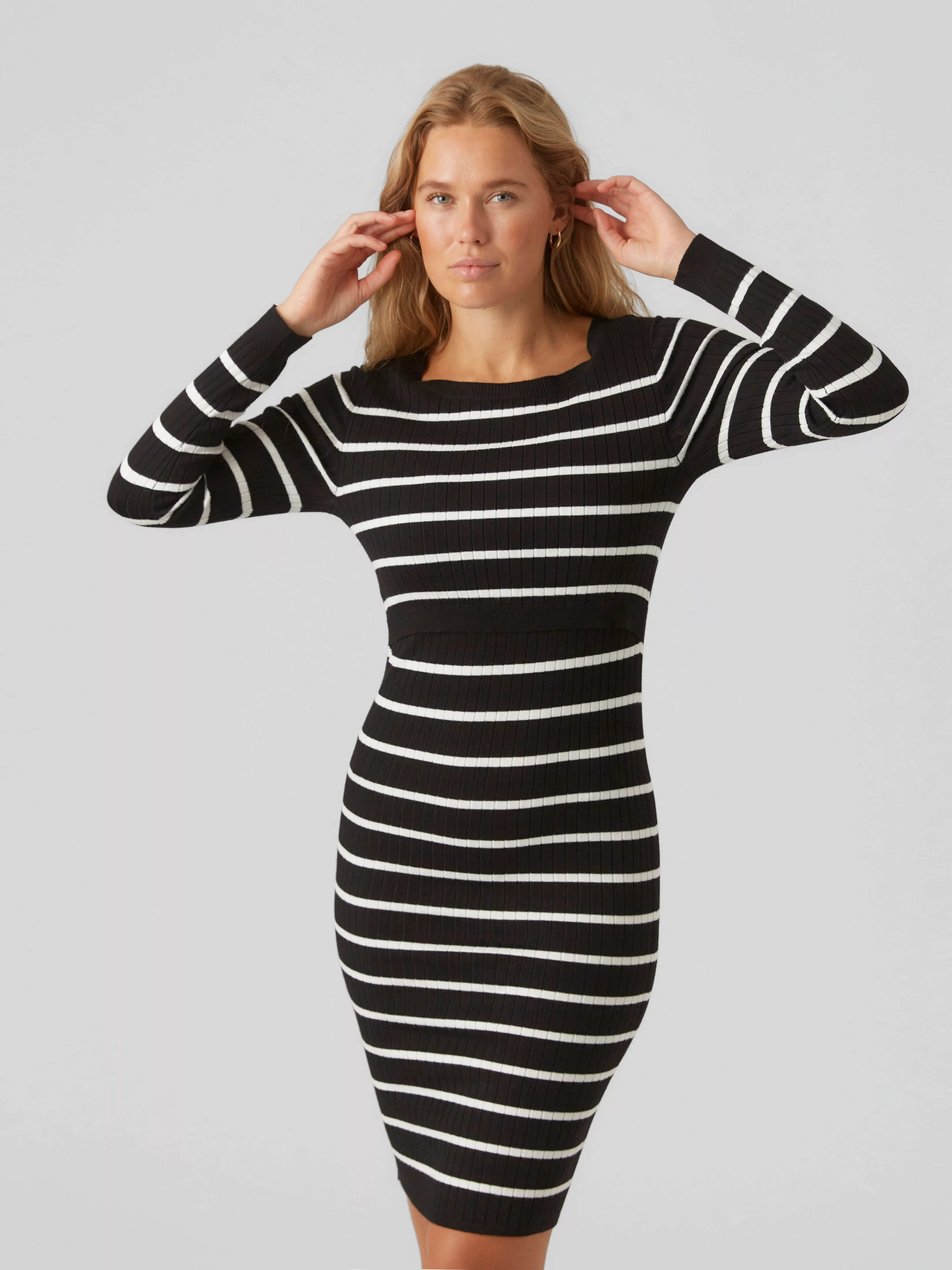 Mamalicious Umstandskleid "MLNEWSIV JUNE LS UK KNIT DRESS 2F A NOOS" günstig online kaufen