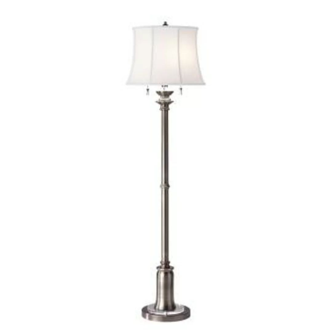 Vintage Stehlampe JOHA in Nickel 158cm Bodenlampe günstig online kaufen