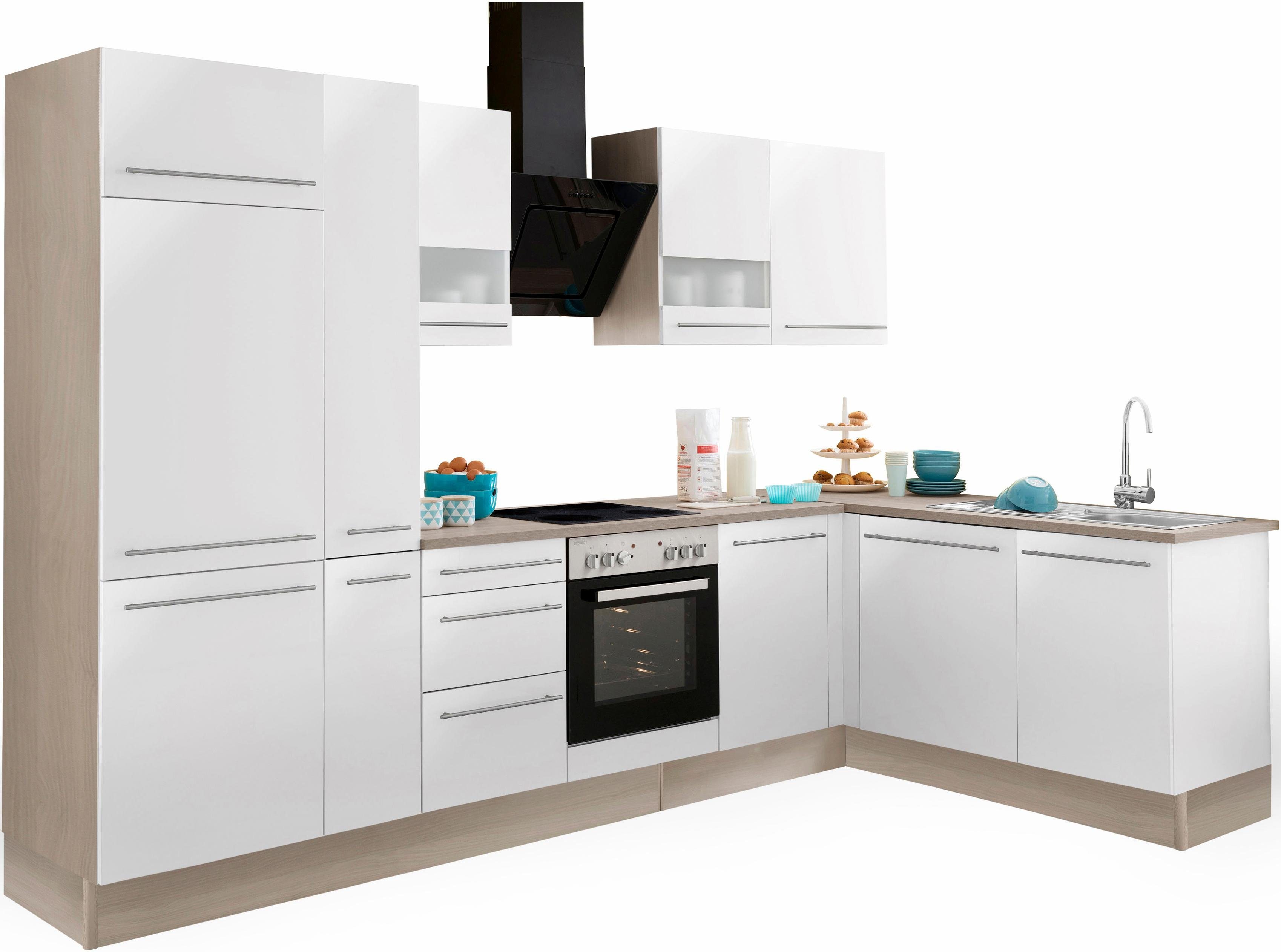 OPTIFIT Winkelküche "Bern", Stellbreite 315x175 cm,wahlweise mit E-Geräten, günstig online kaufen