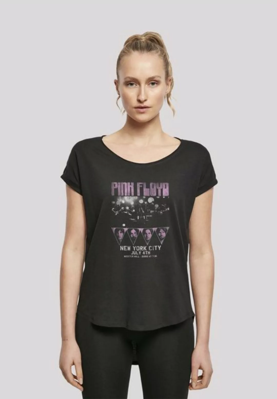 F4NT4STIC T-Shirt "Pink Floyd Tour NYC - Premium Rock Metal Musik Fan Merch günstig online kaufen