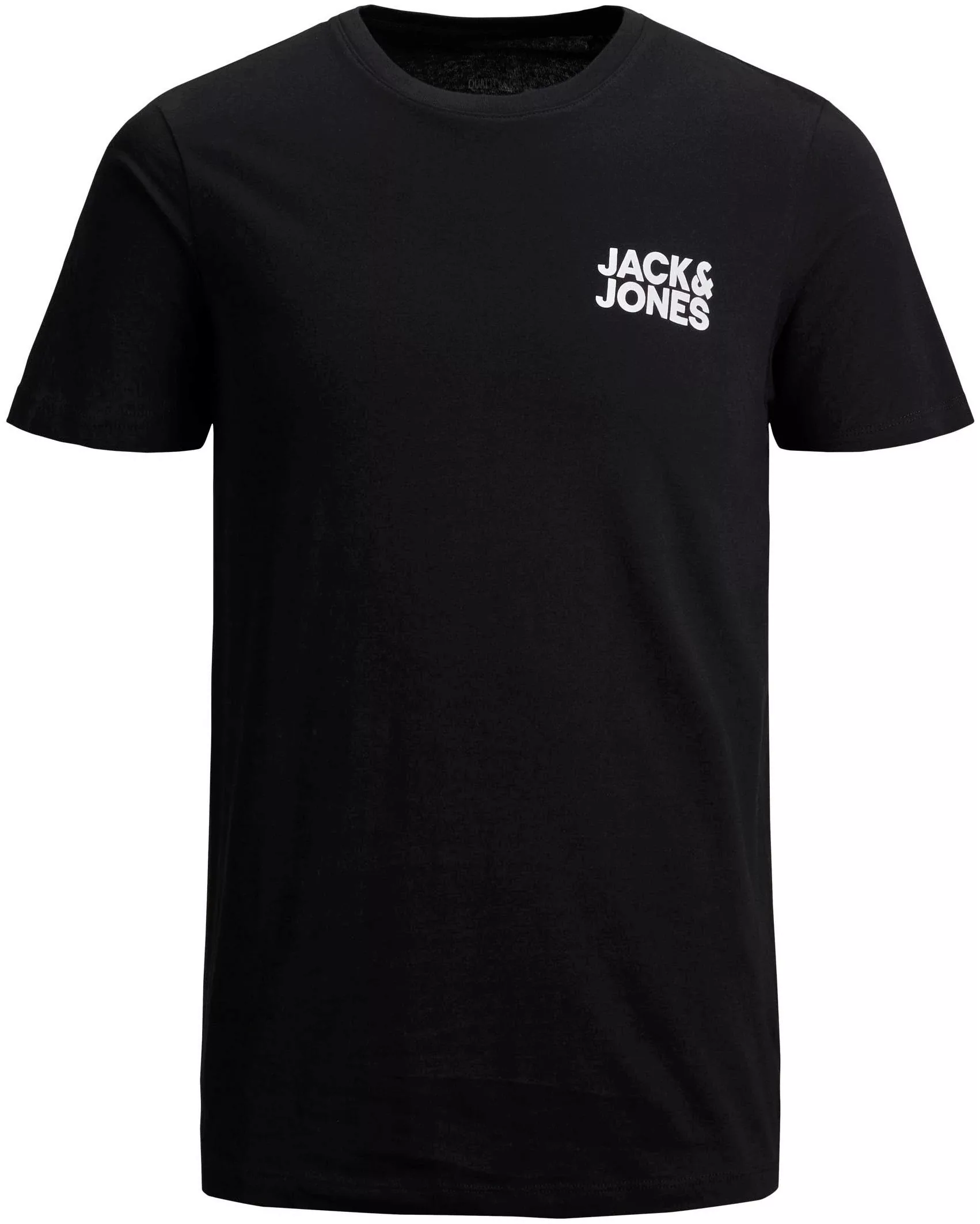 Jack & Jones Herren Rundhals T-Shirt JJECORP LOGO PLAY 3er PACK - Slim Fit günstig online kaufen