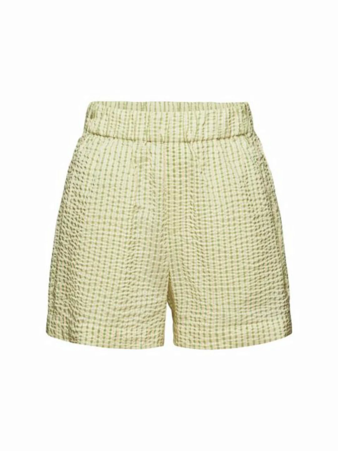 Esprit Shorts Gestreifte Shorts in Crinkle-Optik (1-tlg) günstig online kaufen