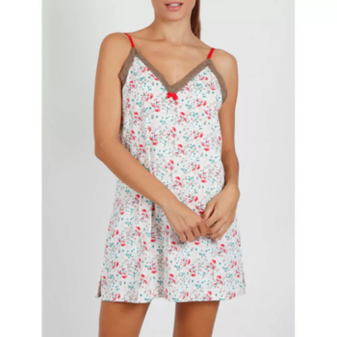 Admas  Pyjamas/ Nachthemden Babydoll Rosa Romantik Elfenbein günstig online kaufen